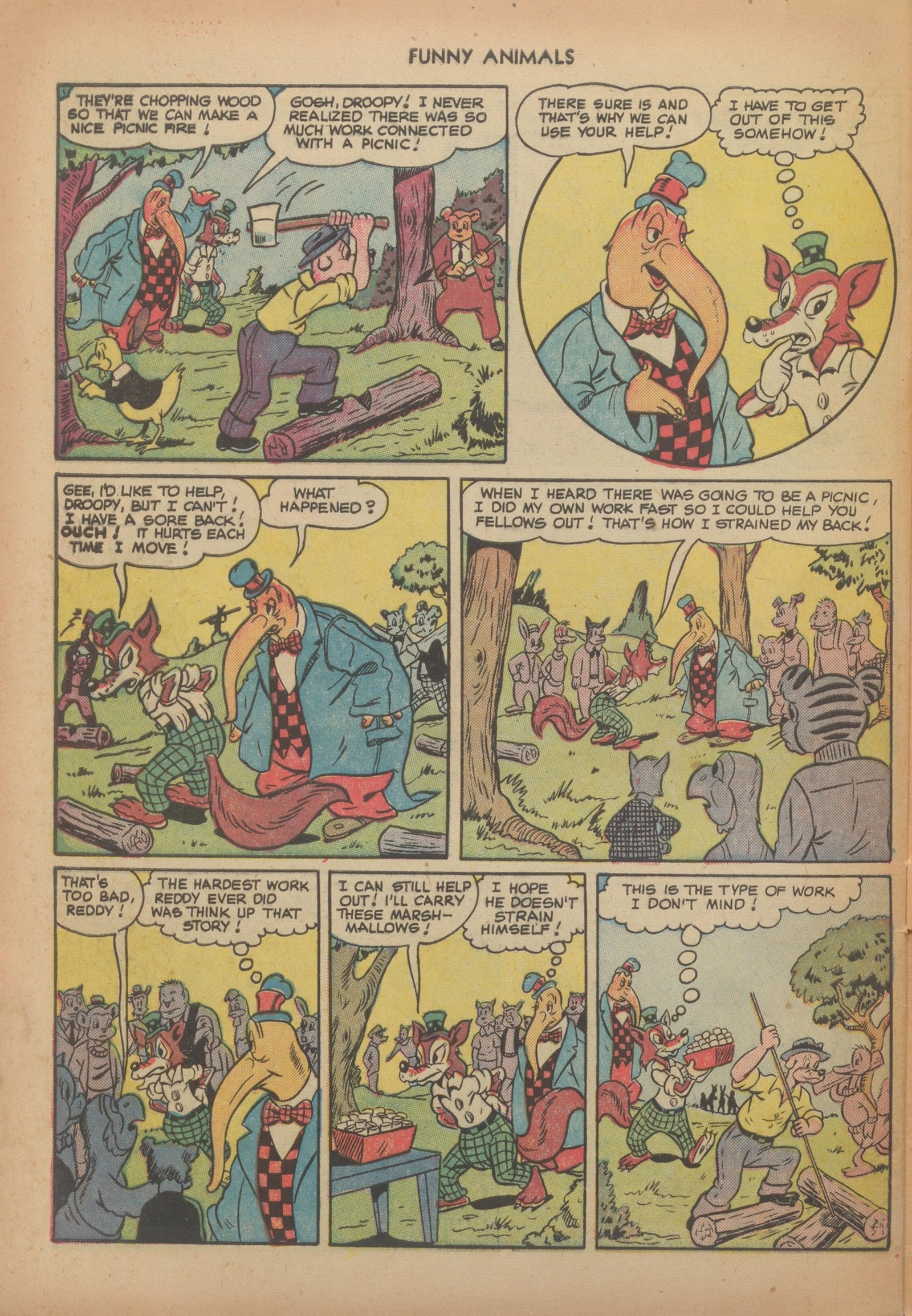 Read online Fawcett's Funny Animals comic -  Issue #68 - 28