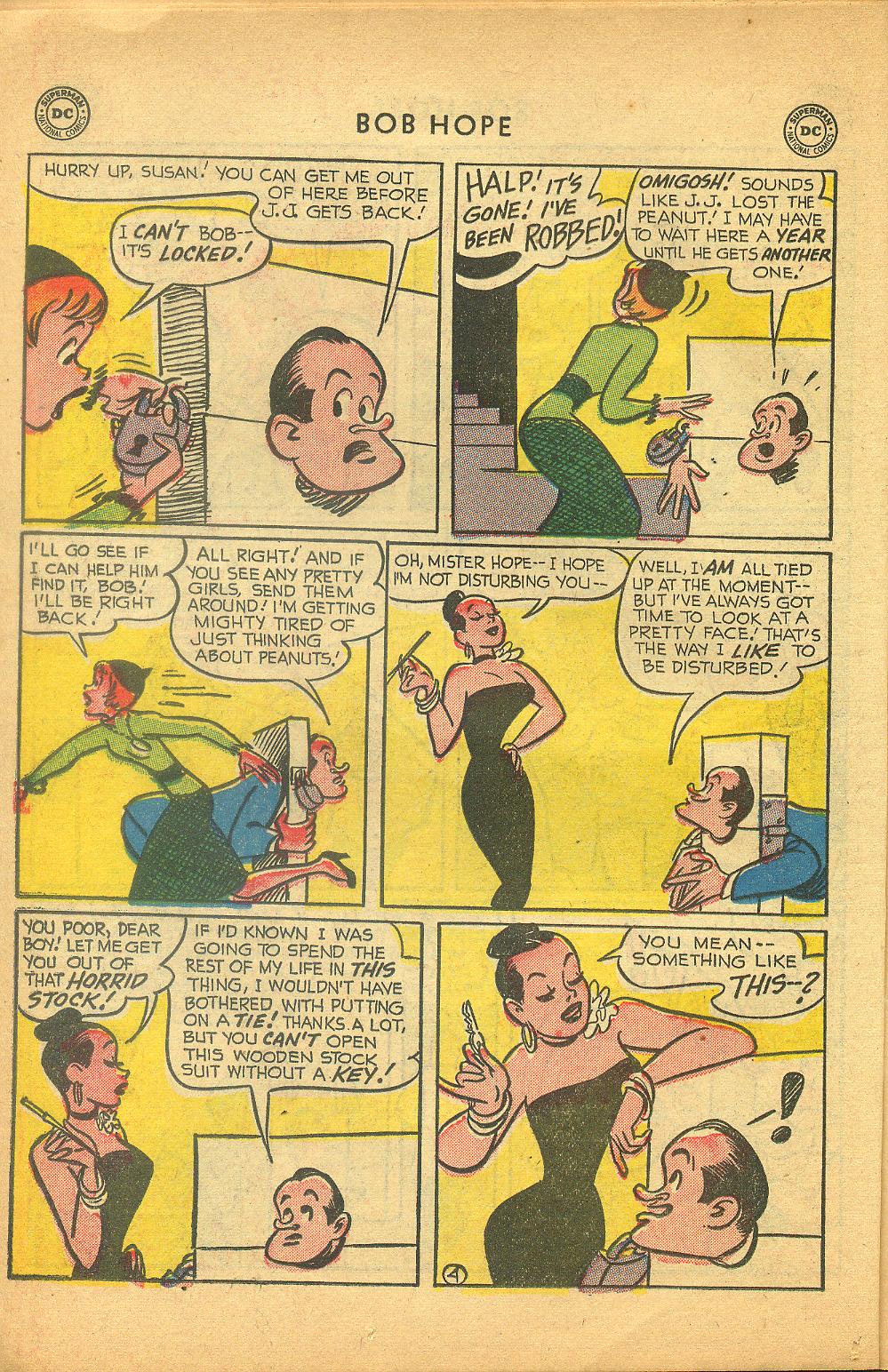 Read online The Adventures of Bob Hope comic -  Issue #28 - 30