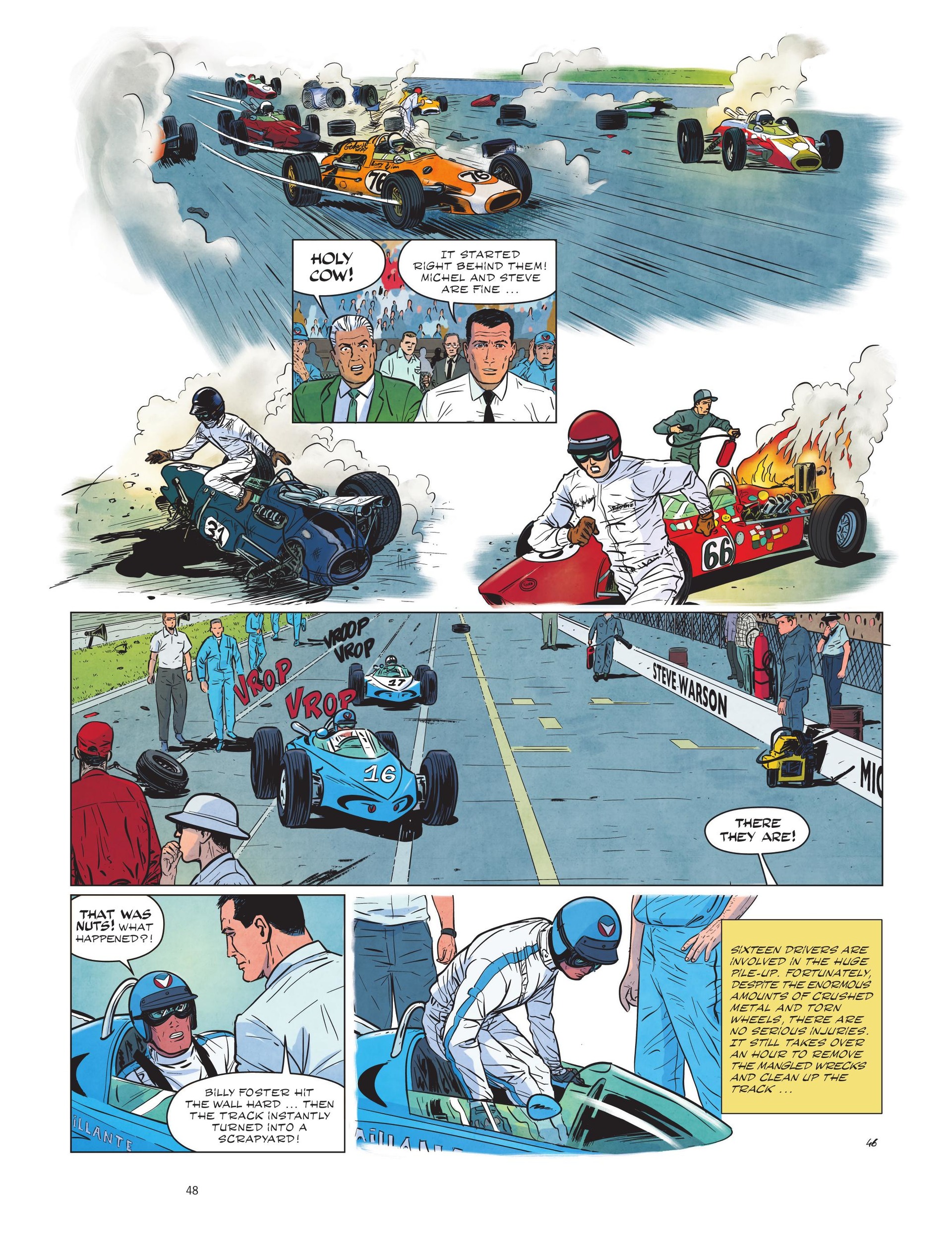 Read online Michel Vaillant: Legendary Races: In the Hell of Indianapolis comic -  Issue # Full - 49