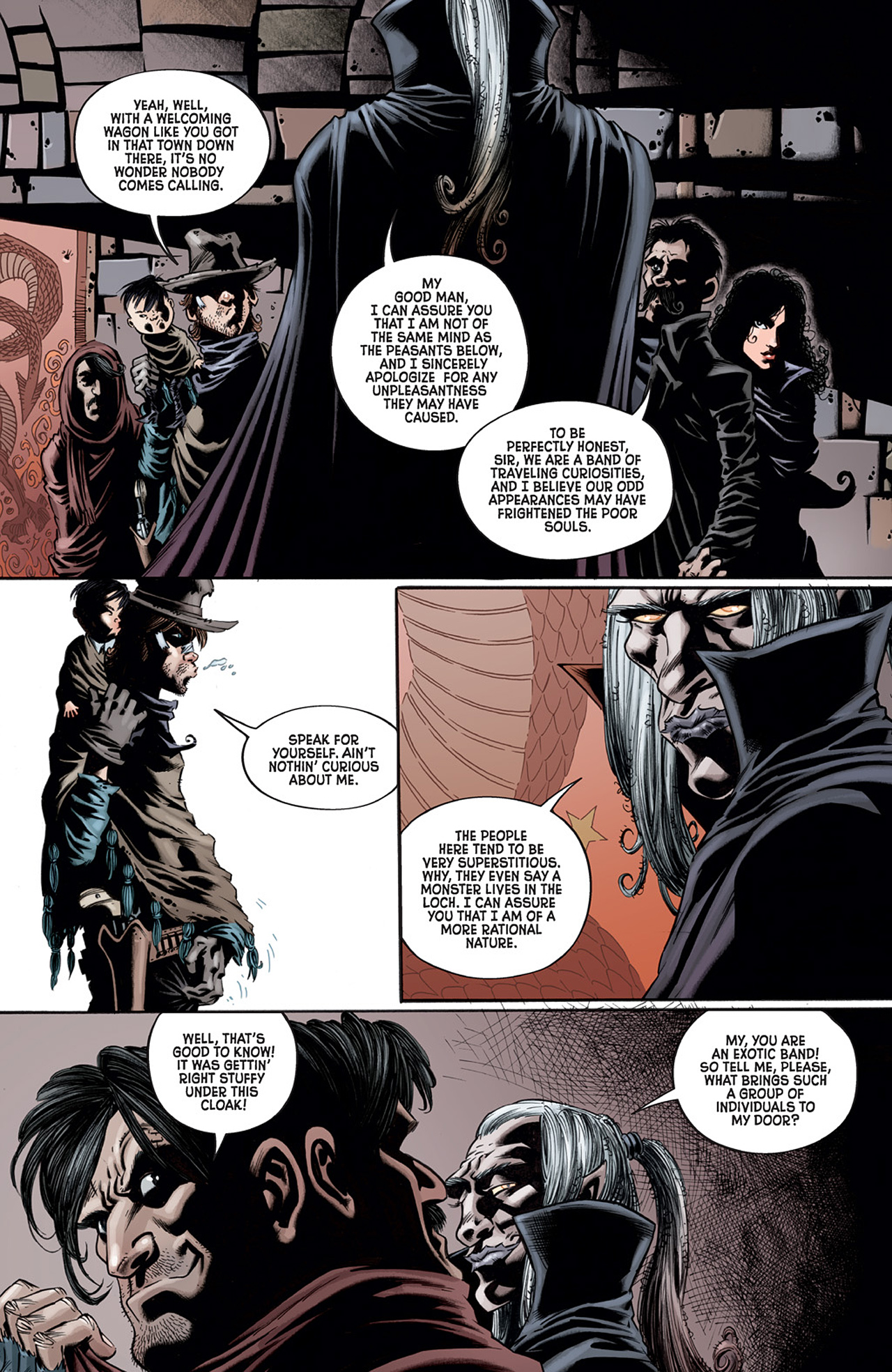Read online Billy the Kid's Old Timey Oddities and the Orm of Loch Ness comic -  Issue #2 - 12
