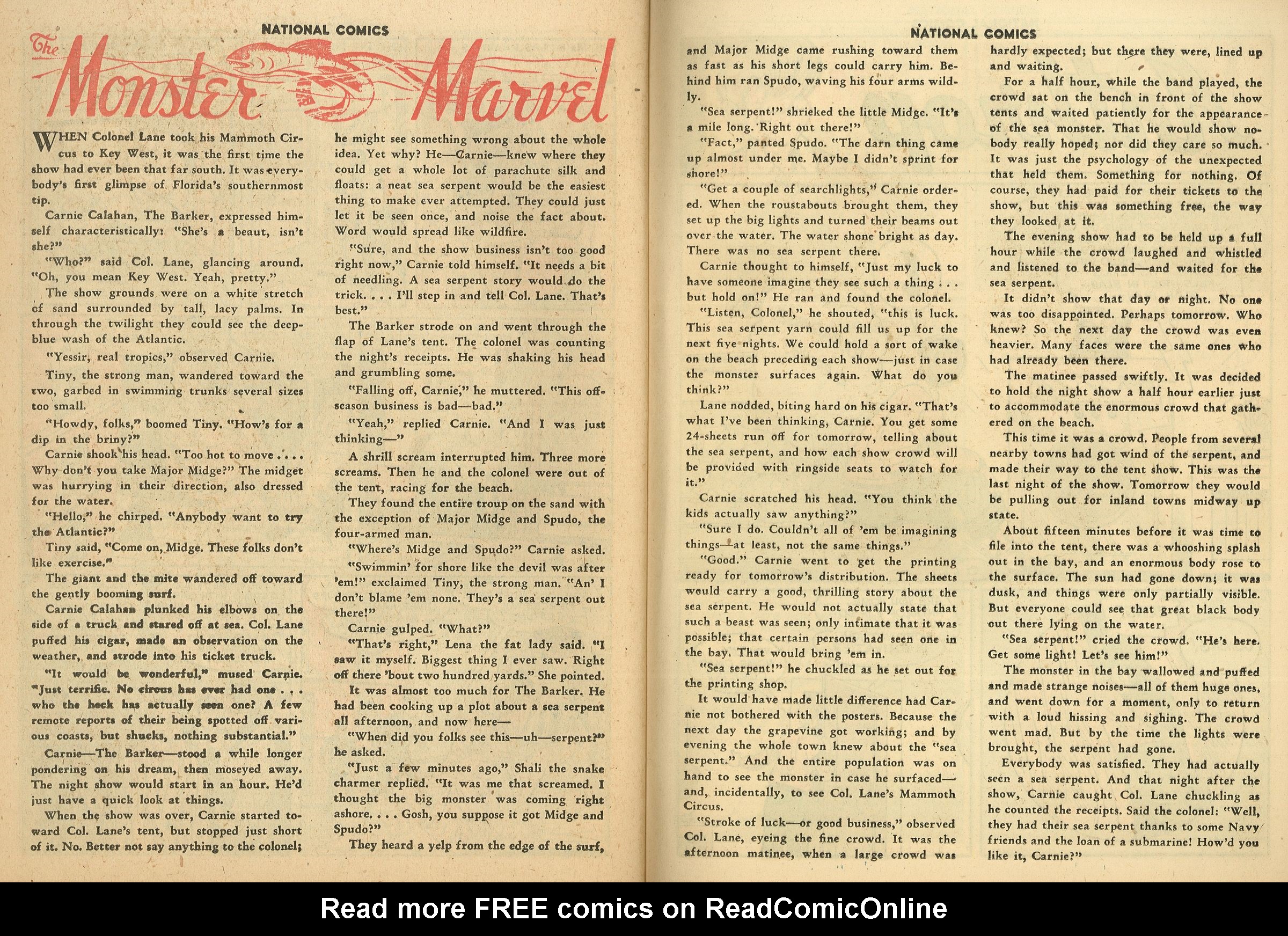 Read online National Comics comic -  Issue #66 - 36