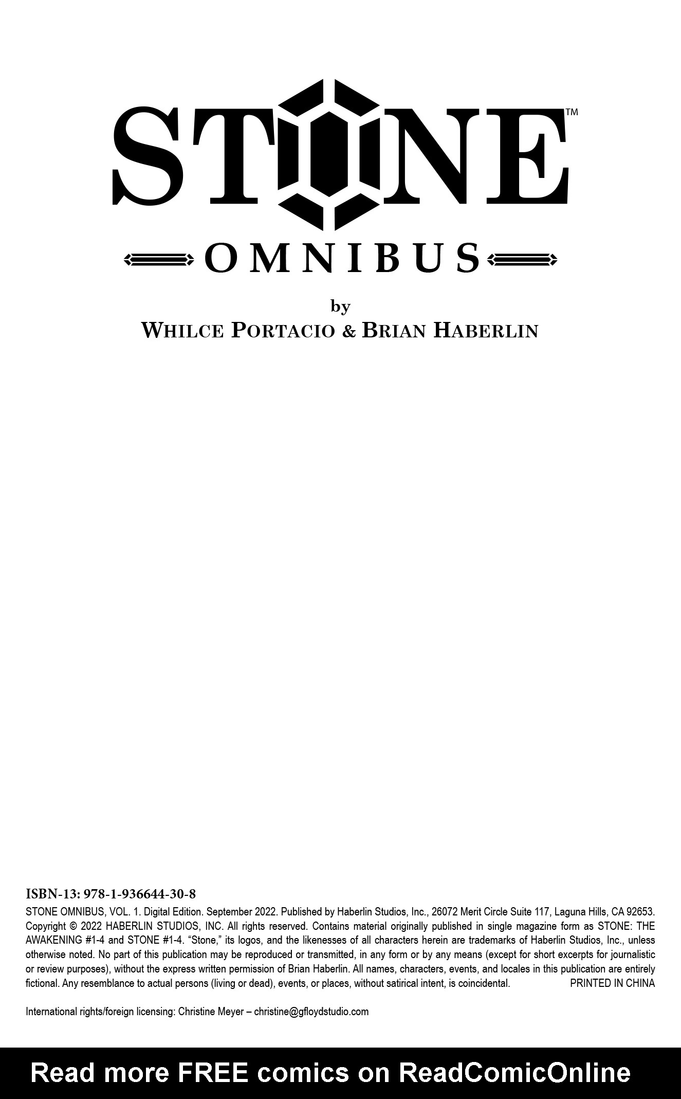 Read online Stone Omnibus comic -  Issue # TPB (Part 1) - 3