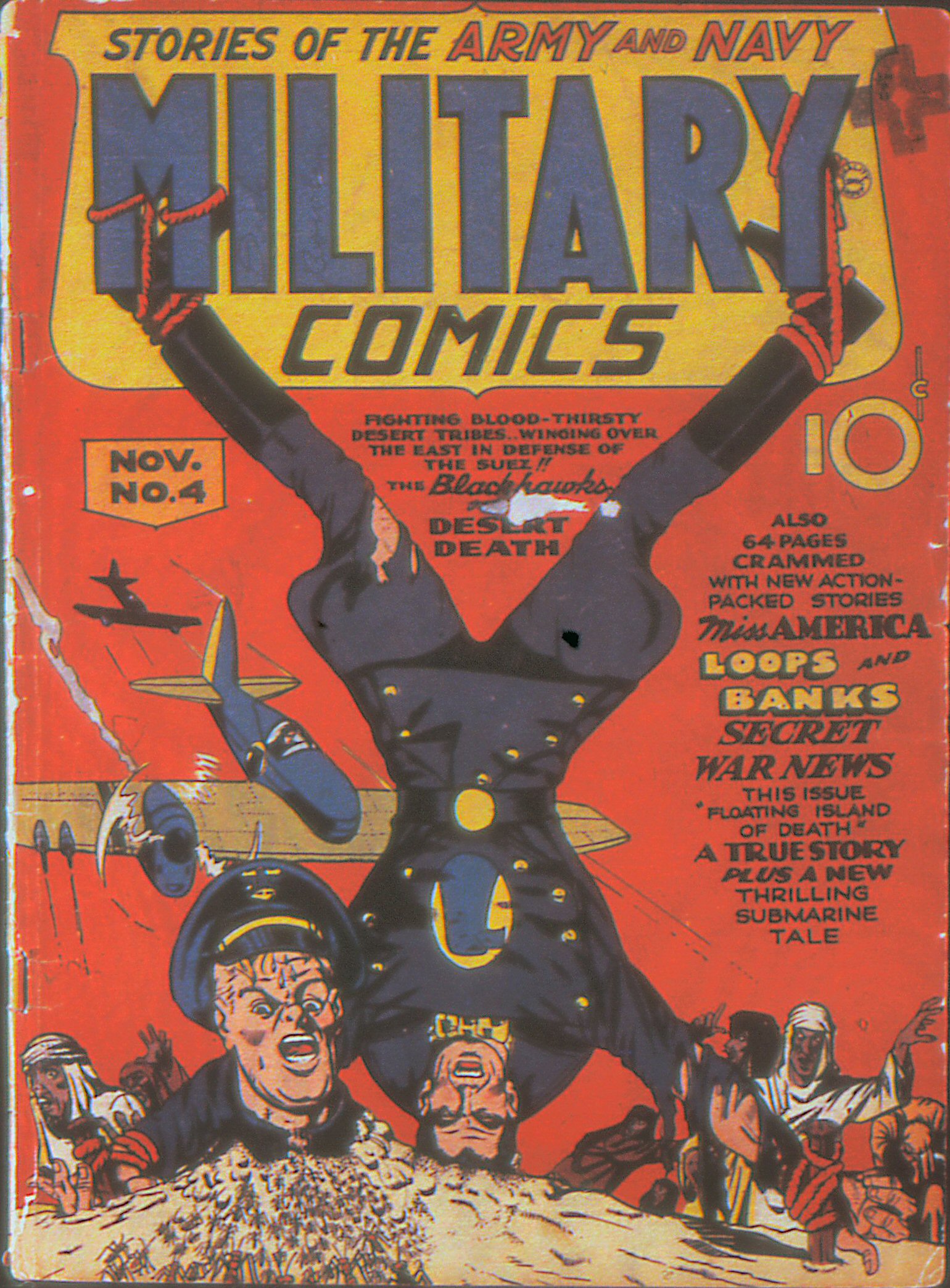 Read online Military Comics comic -  Issue #4 - 1