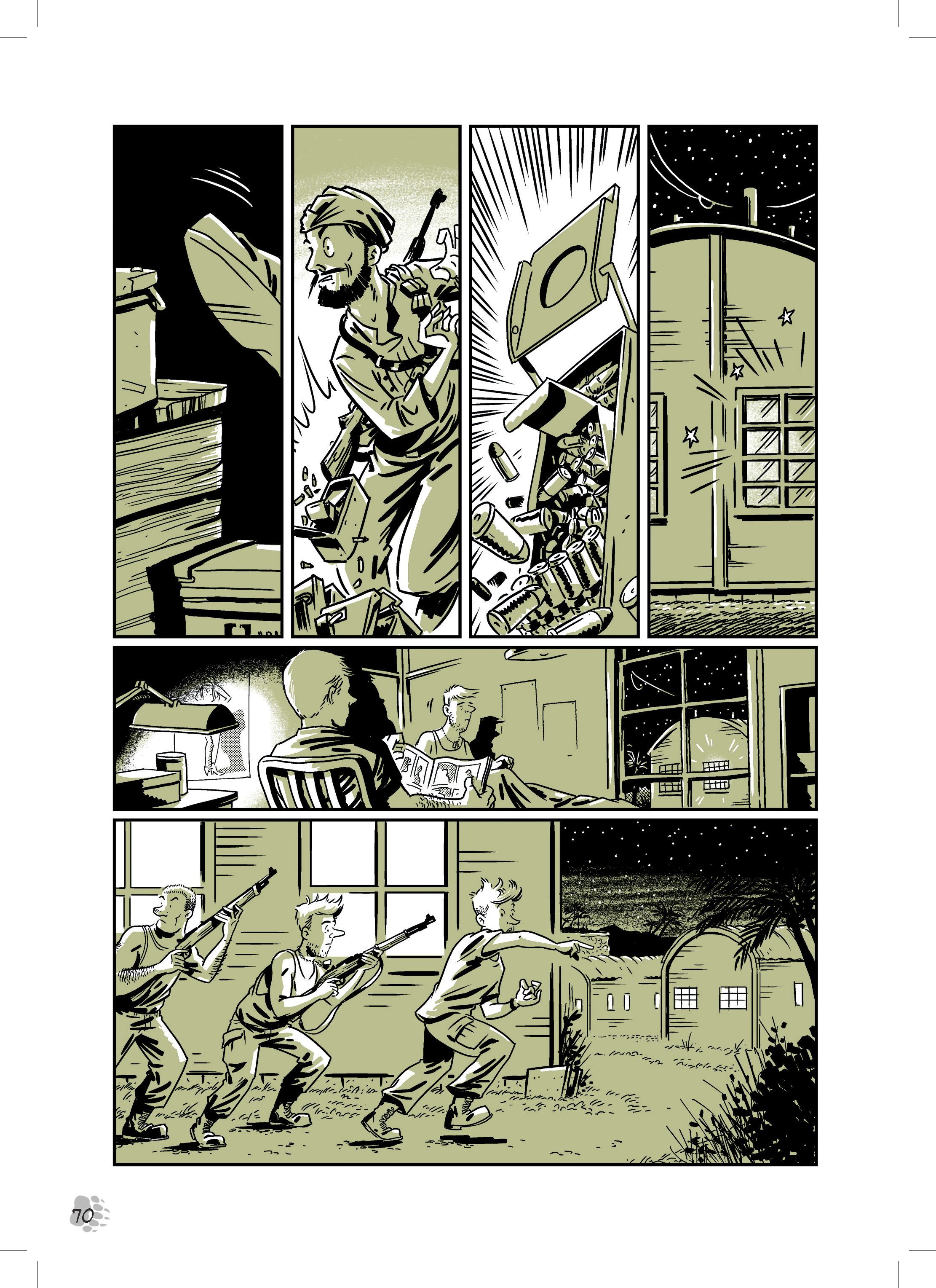 Read online Four-Fisted Tales: Animals in Combat comic -  Issue # TPB - 65
