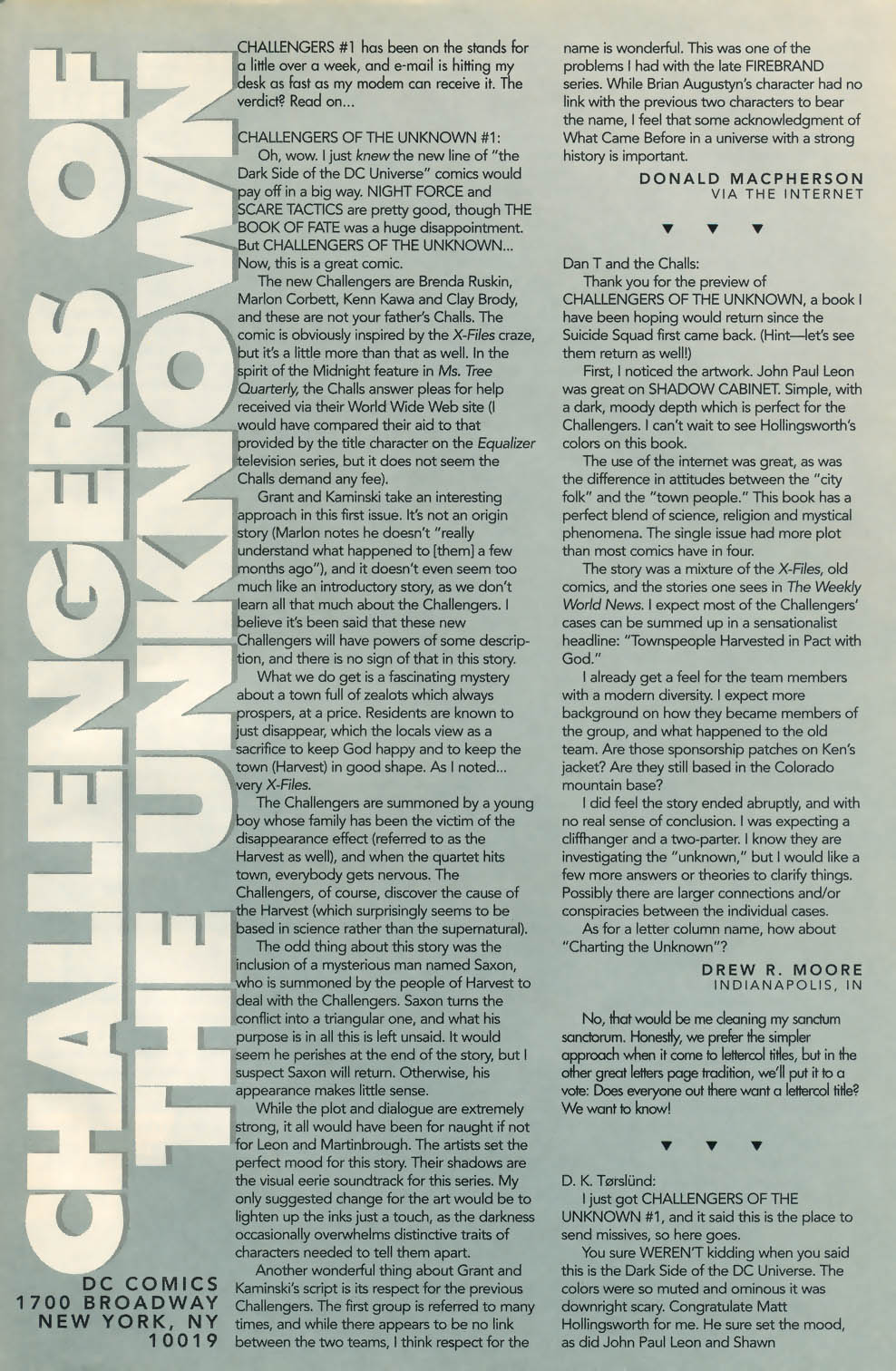 Read online Challengers of the Unknown (1997) comic -  Issue #4 - 24