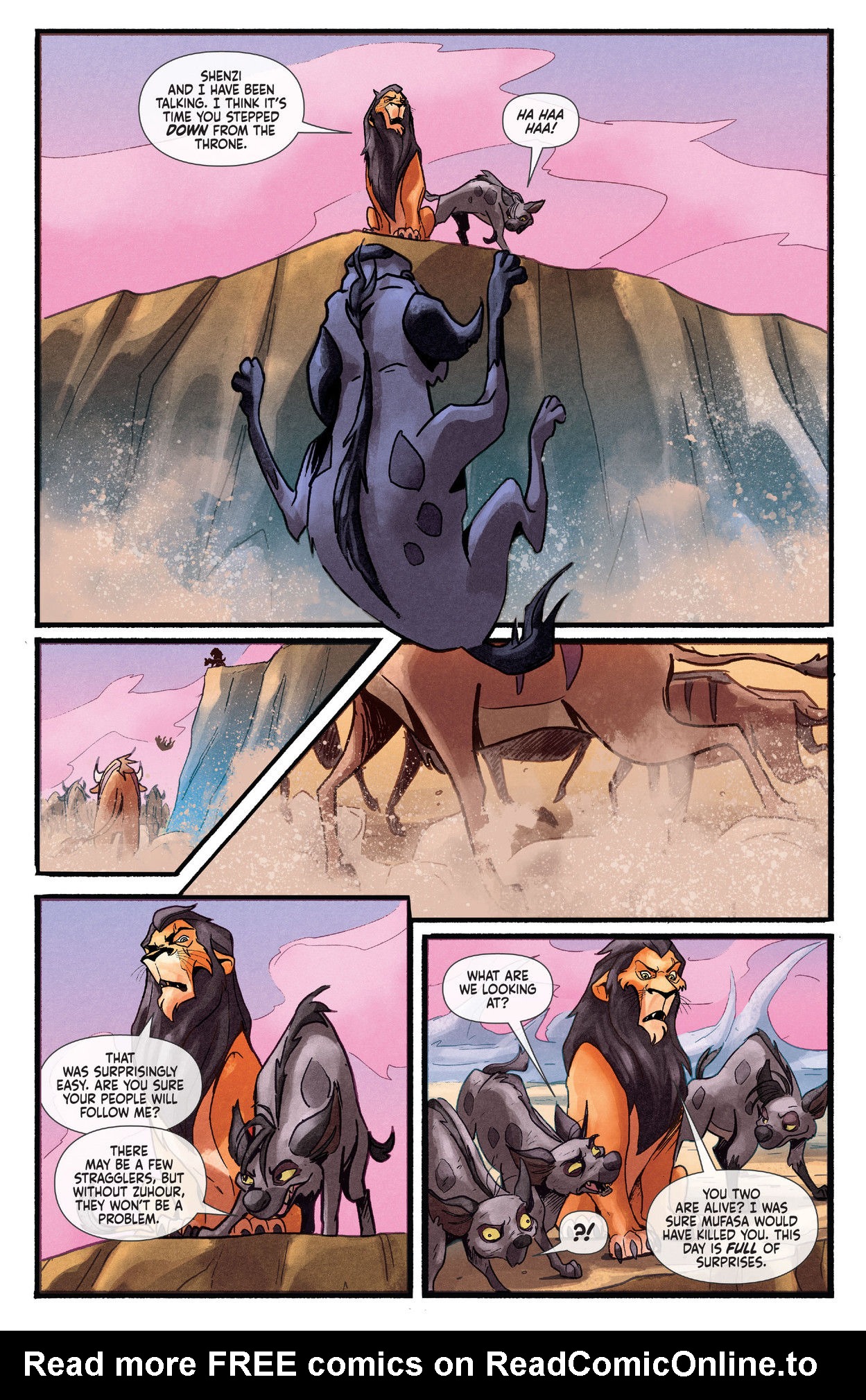 Read online Disney Villains: Scar comic -  Issue #4 - 23