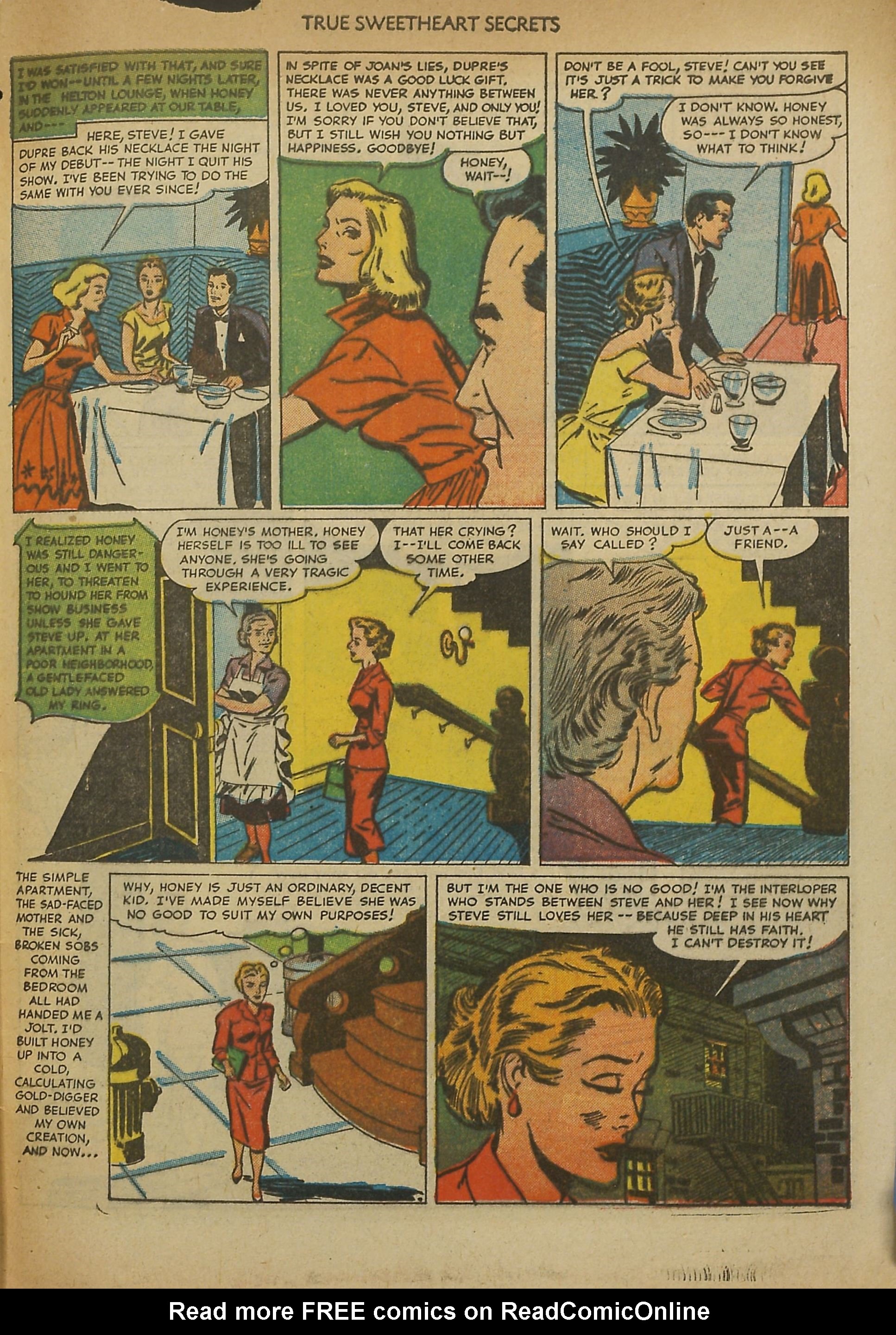 Read online True Sweetheart Secrets comic -  Issue #9 - 33