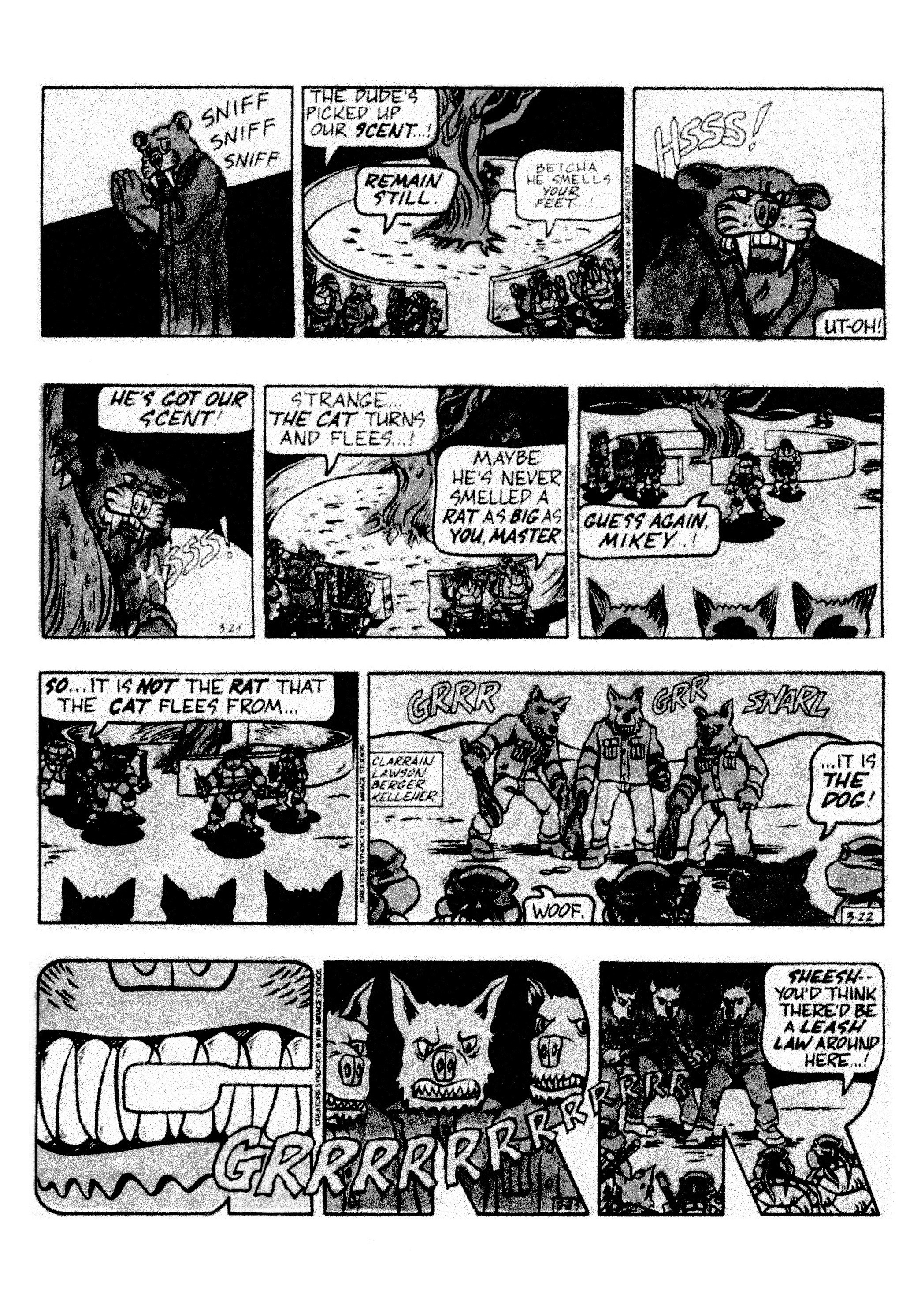 Read online Teenage Mutant Ninja Turtles: Complete Newspaper Daily Comic Strip Collection comic -  Issue # TPB 2 (Part 1) - 31