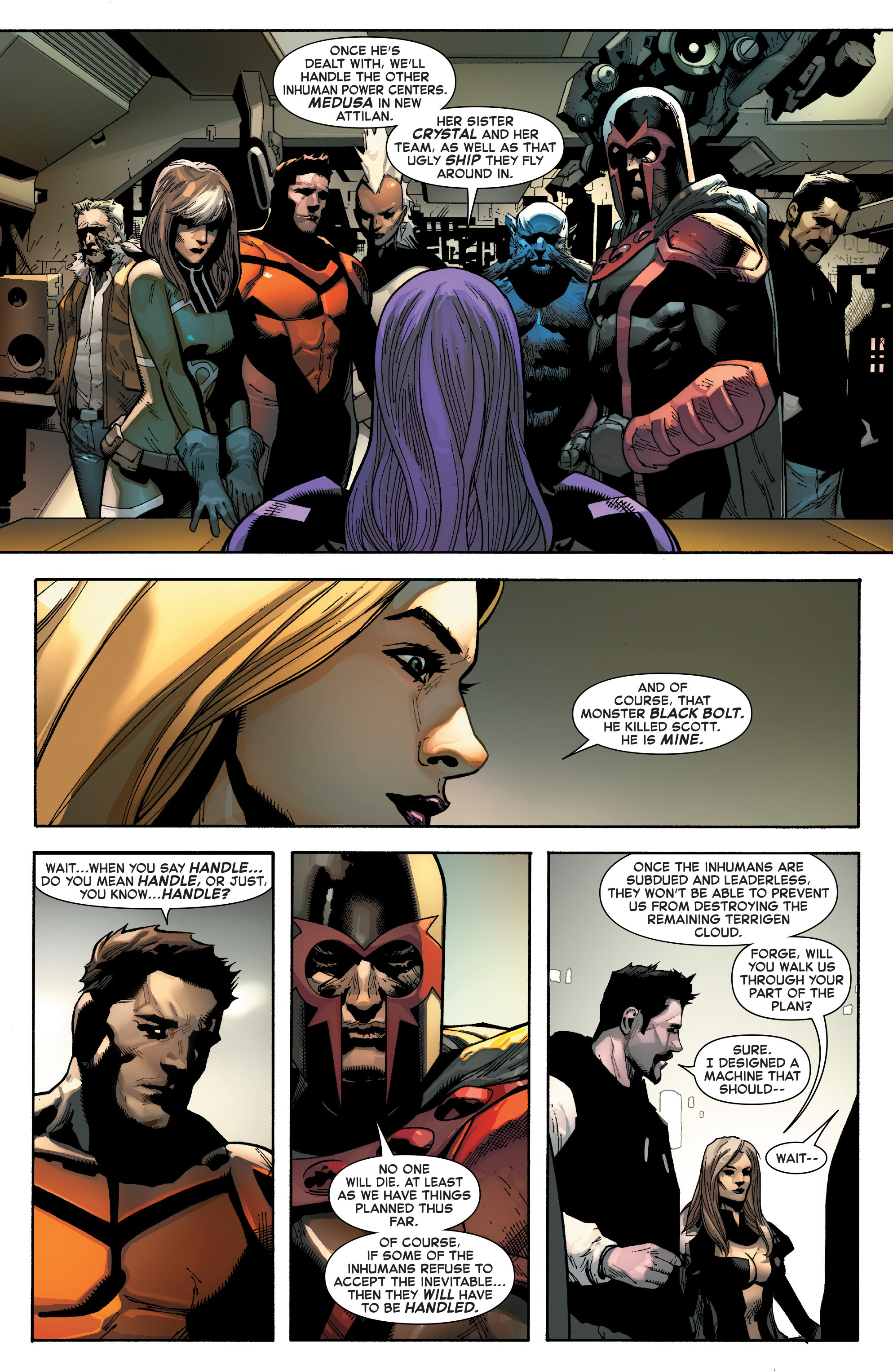 Read online Inhumans Vs. X-Men comic -  Issue #1 - 22