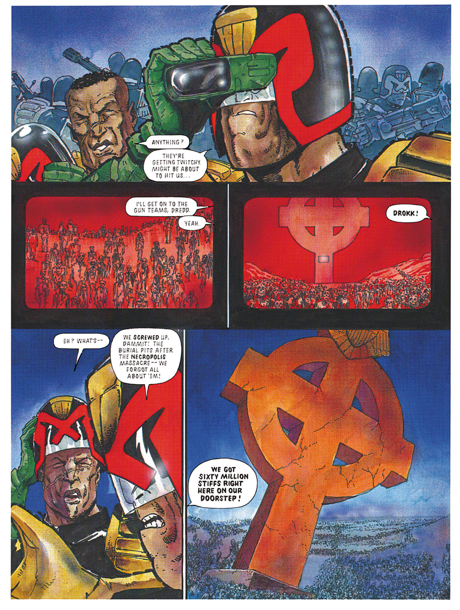 Read online Essential Judge Dredd: Judgement Day comic -  Issue # TPB - 40