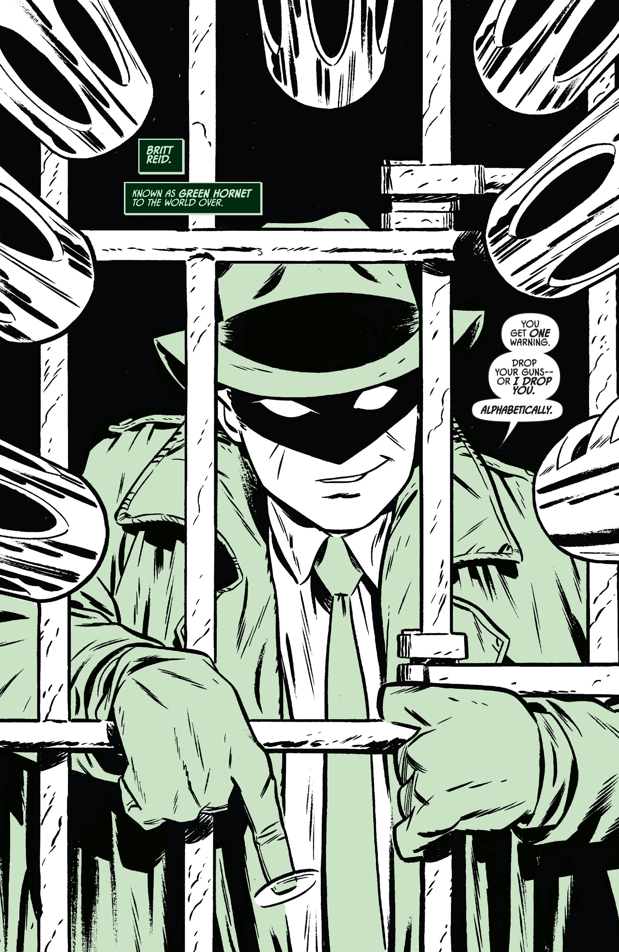 Read online The Green Hornet (2020) comic -  Issue # _Sky Lights Collection - 75