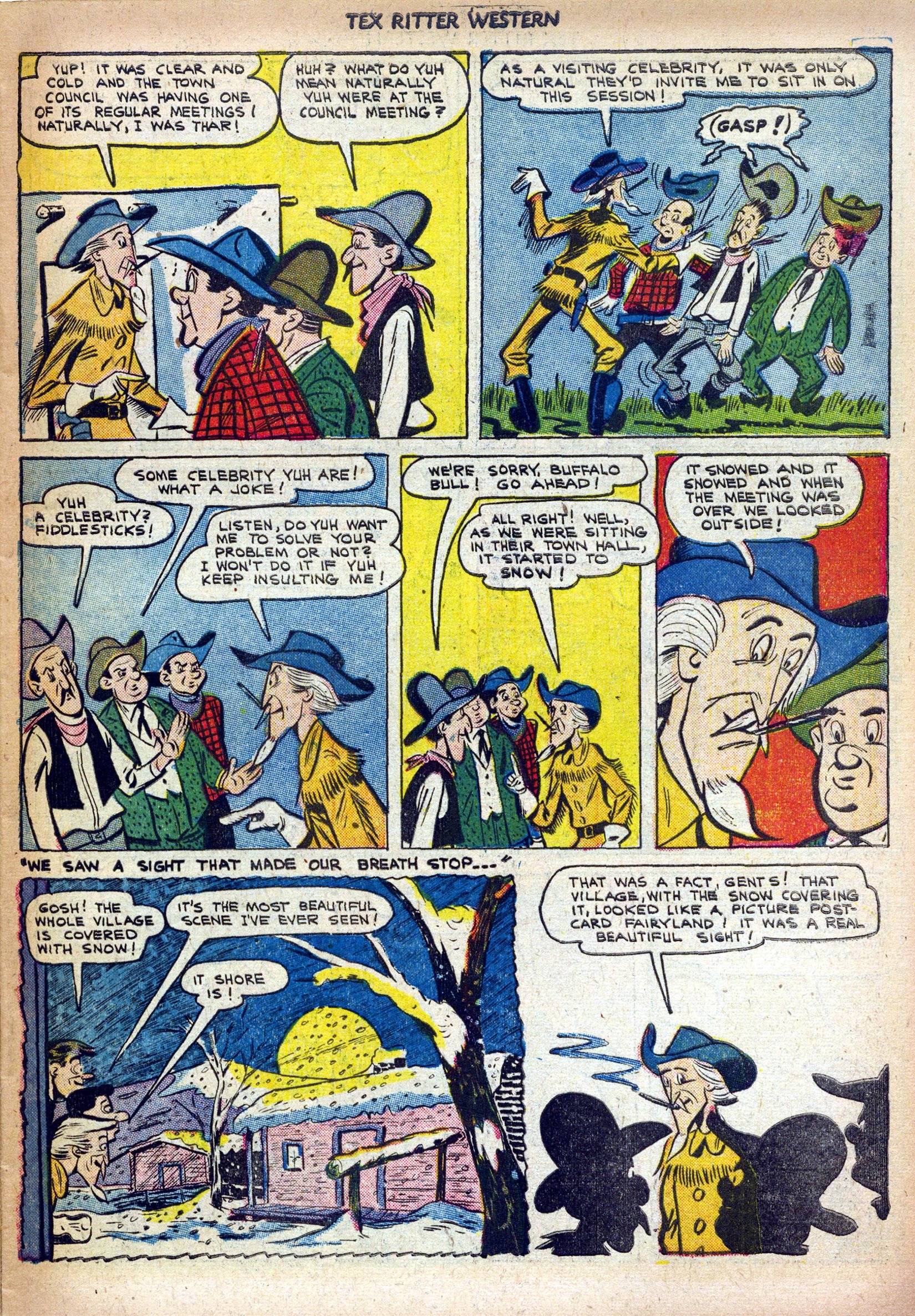 Read online Tex Ritter Western comic -  Issue #13 - 15