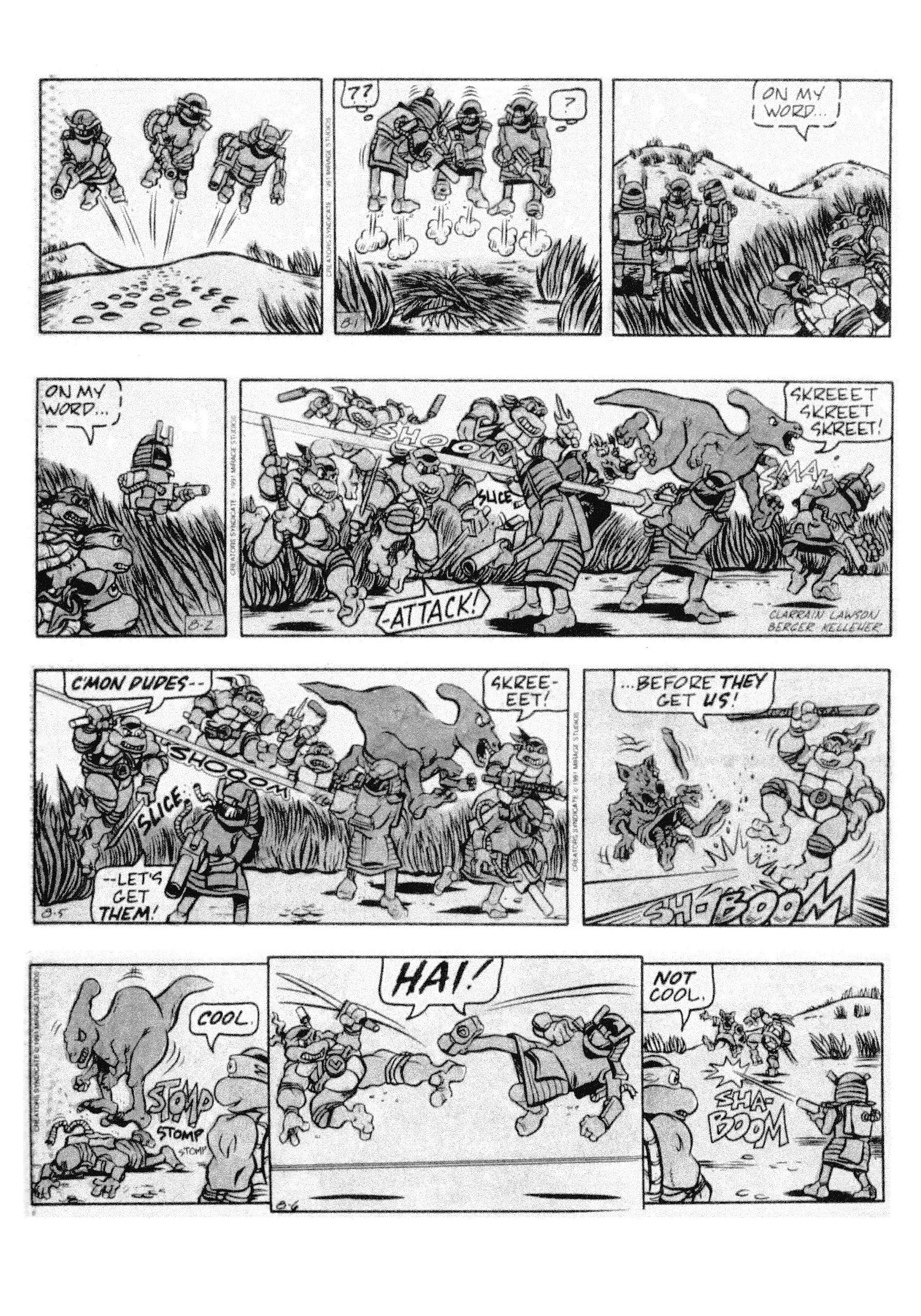 Read online Teenage Mutant Ninja Turtles: Complete Newspaper Daily Comic Strip Collection comic -  Issue # TPB 2 (Part 1) - 55
