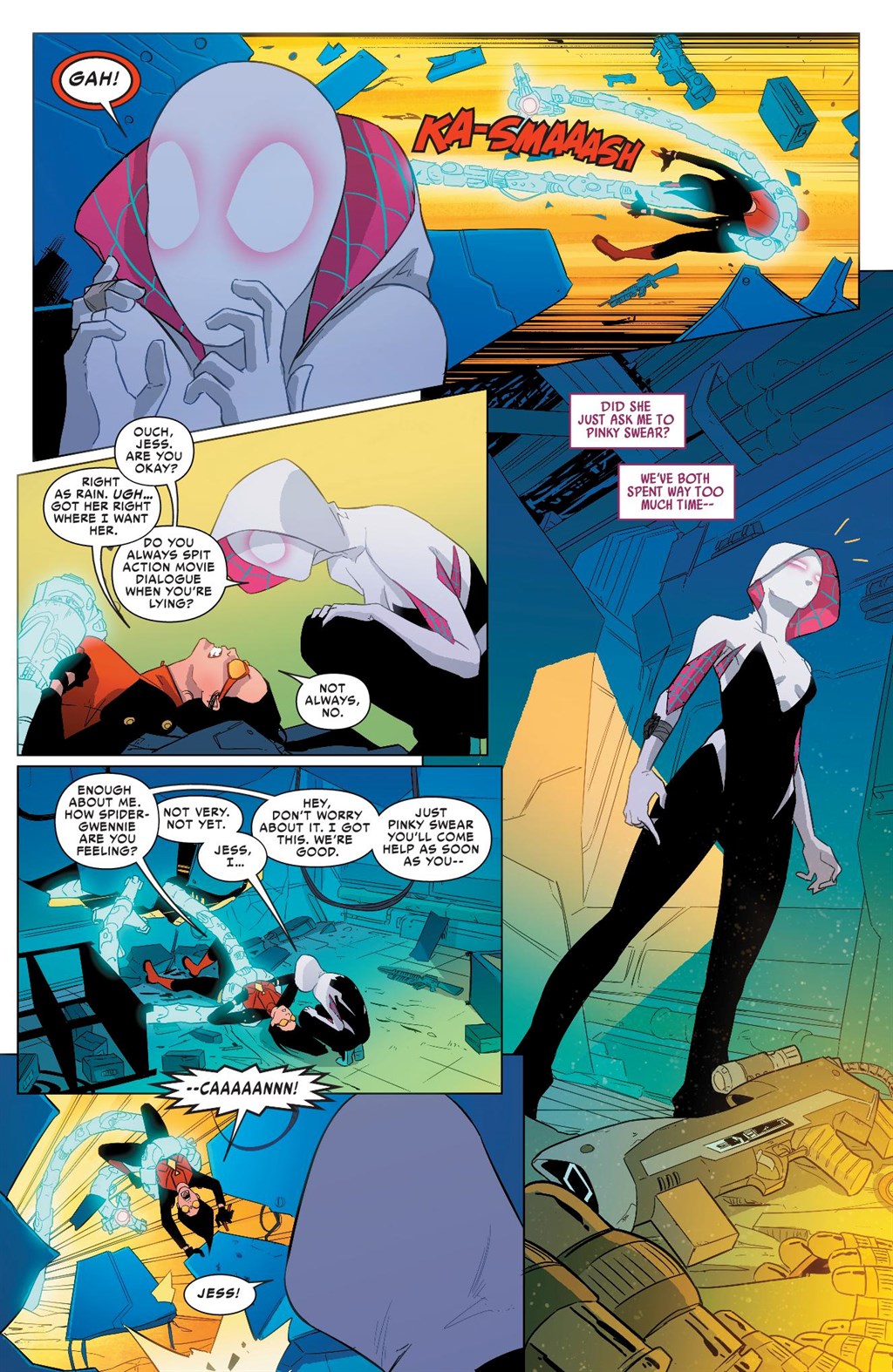 Read online Spider-Gwen: Ghost-Spider Modern Era Epic Collection: Edge of Spider-Verse comic -  Issue # TPB (Part 5) - 17