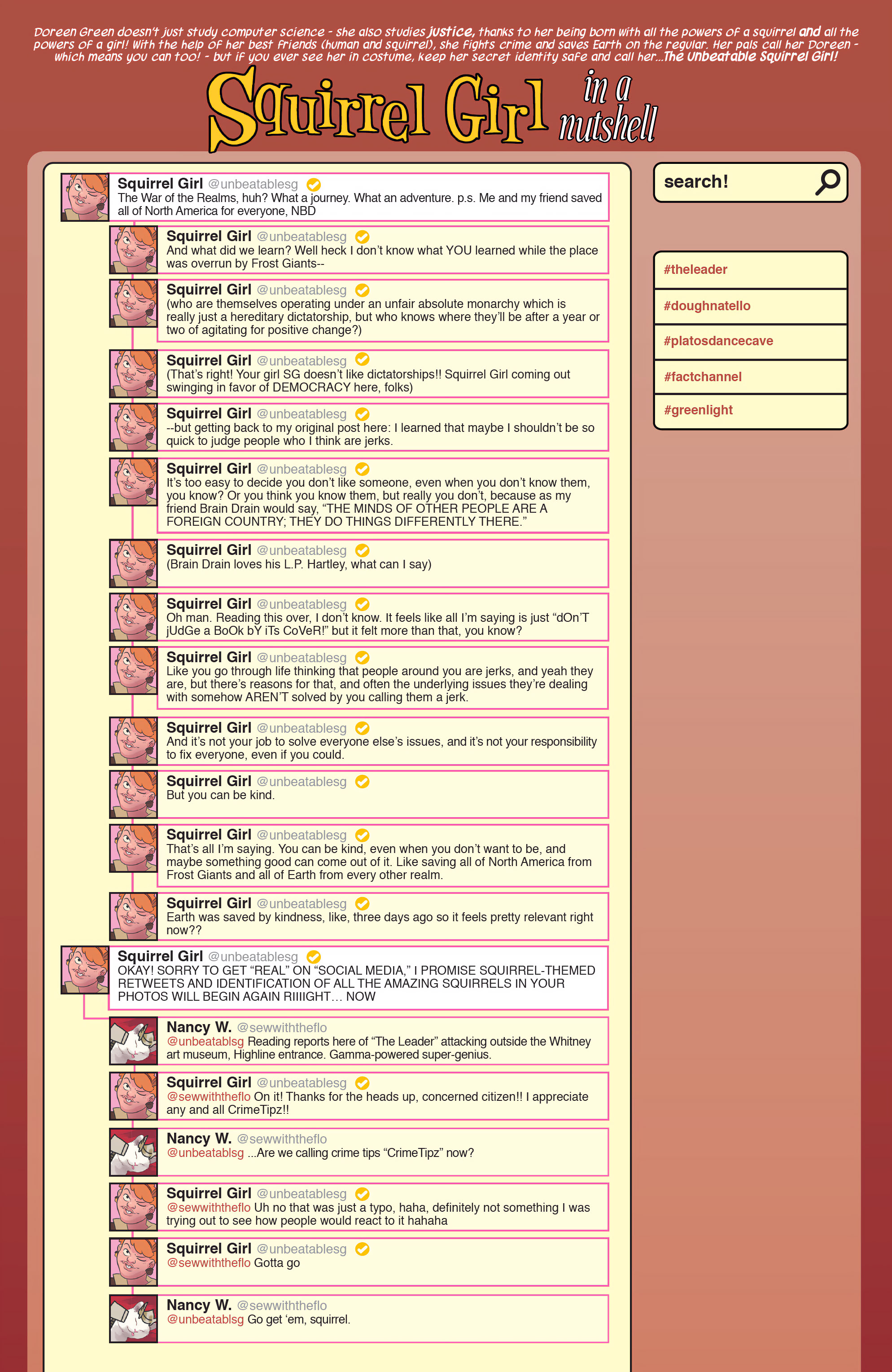 Read online The Unbeatable Squirrel Girl Omnibus comic -  Issue # TPB (Part 15) - 72