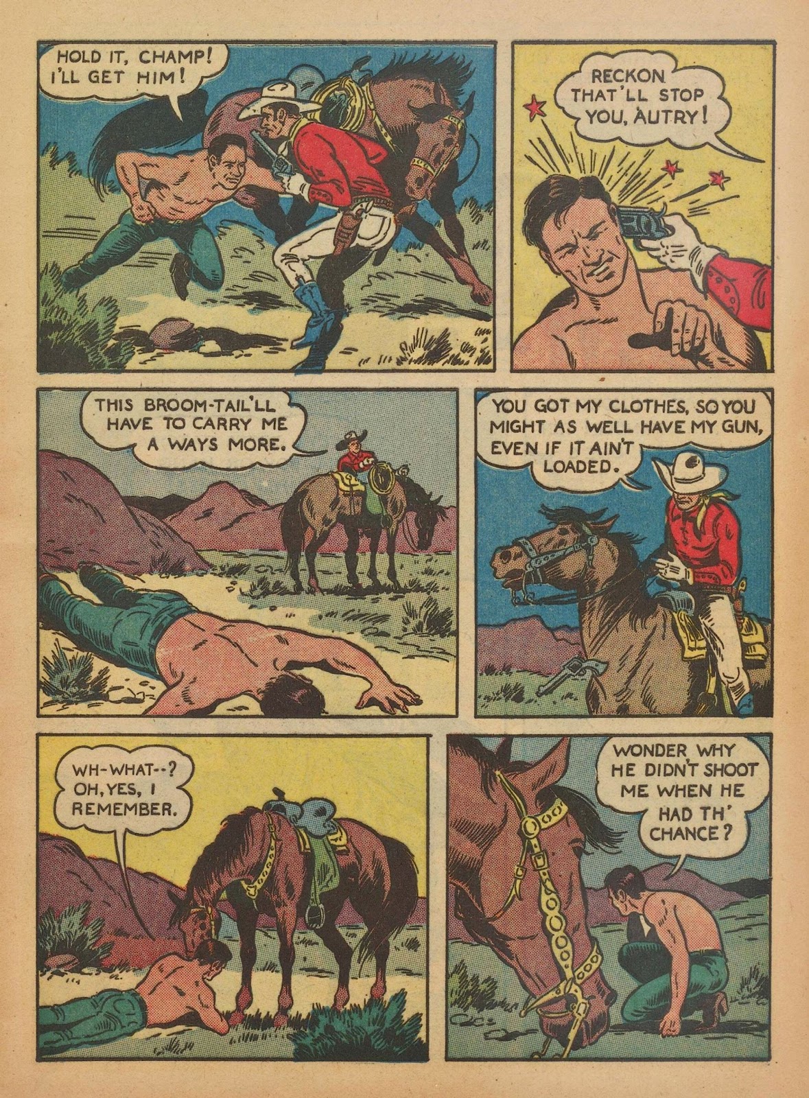 Gene Autry Comics issue 8 - Page 7