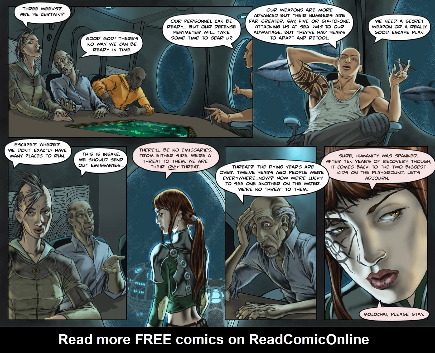 Read online Azure comic -  Issue #5 - 7