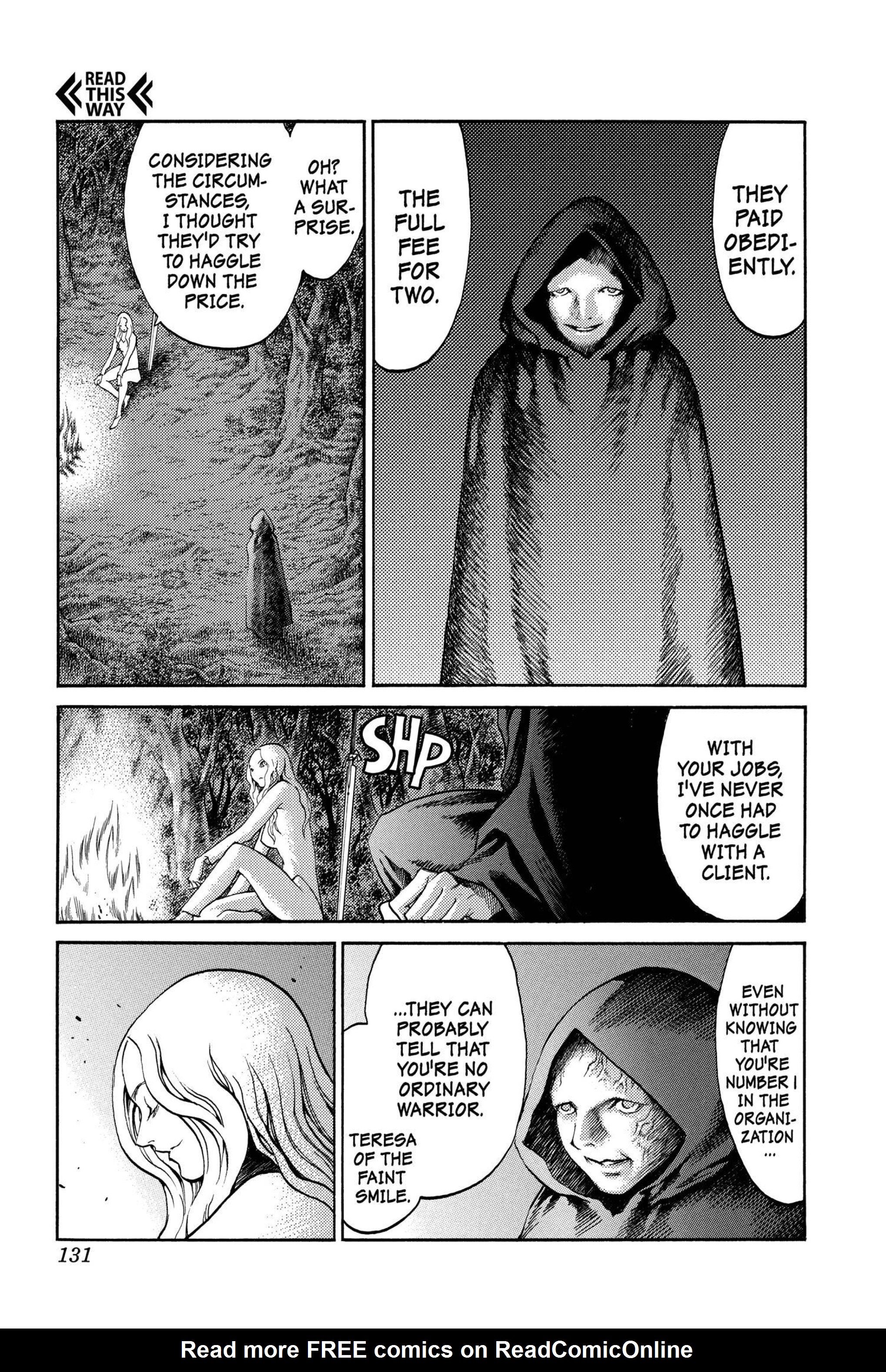 Read online Claymore comic -  Issue #13 - 124