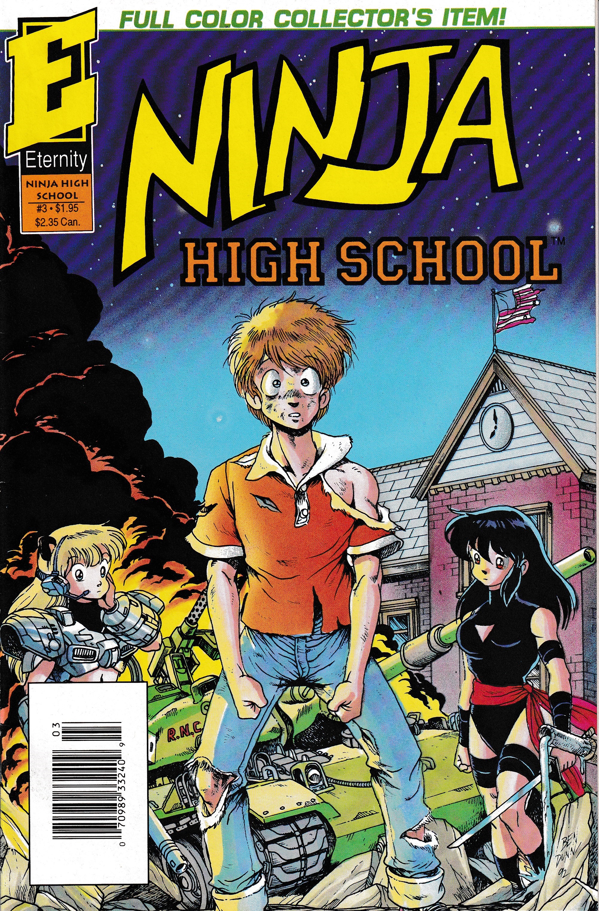 Read online Ninja High School In Color comic -  Issue #3 - 1