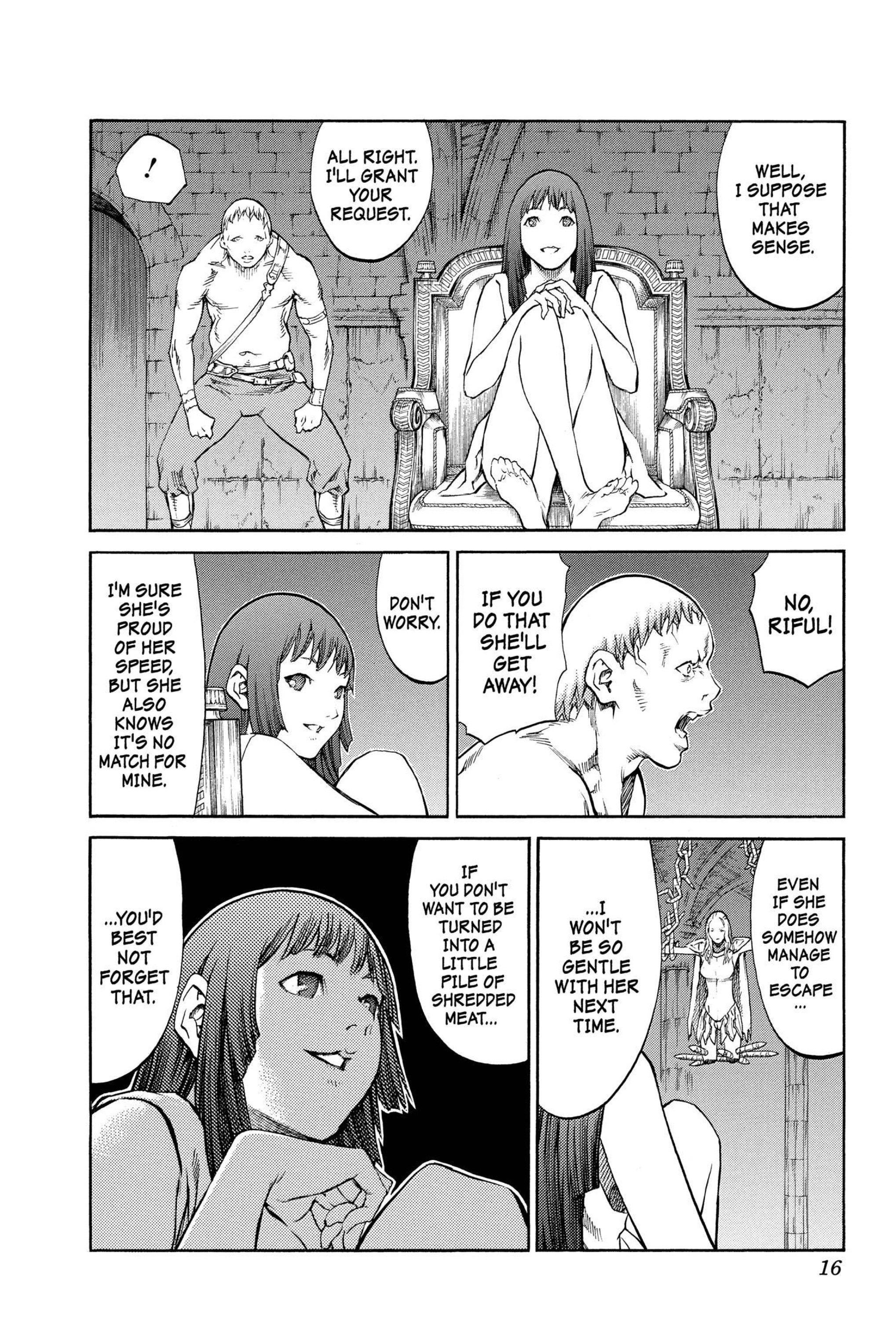 Read online Claymore comic -  Issue #16 - 16