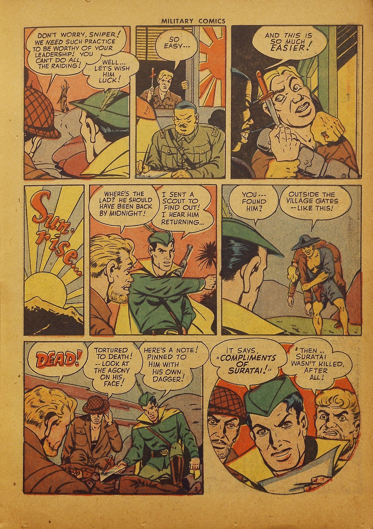Read online Military Comics comic -  Issue #29 - 23