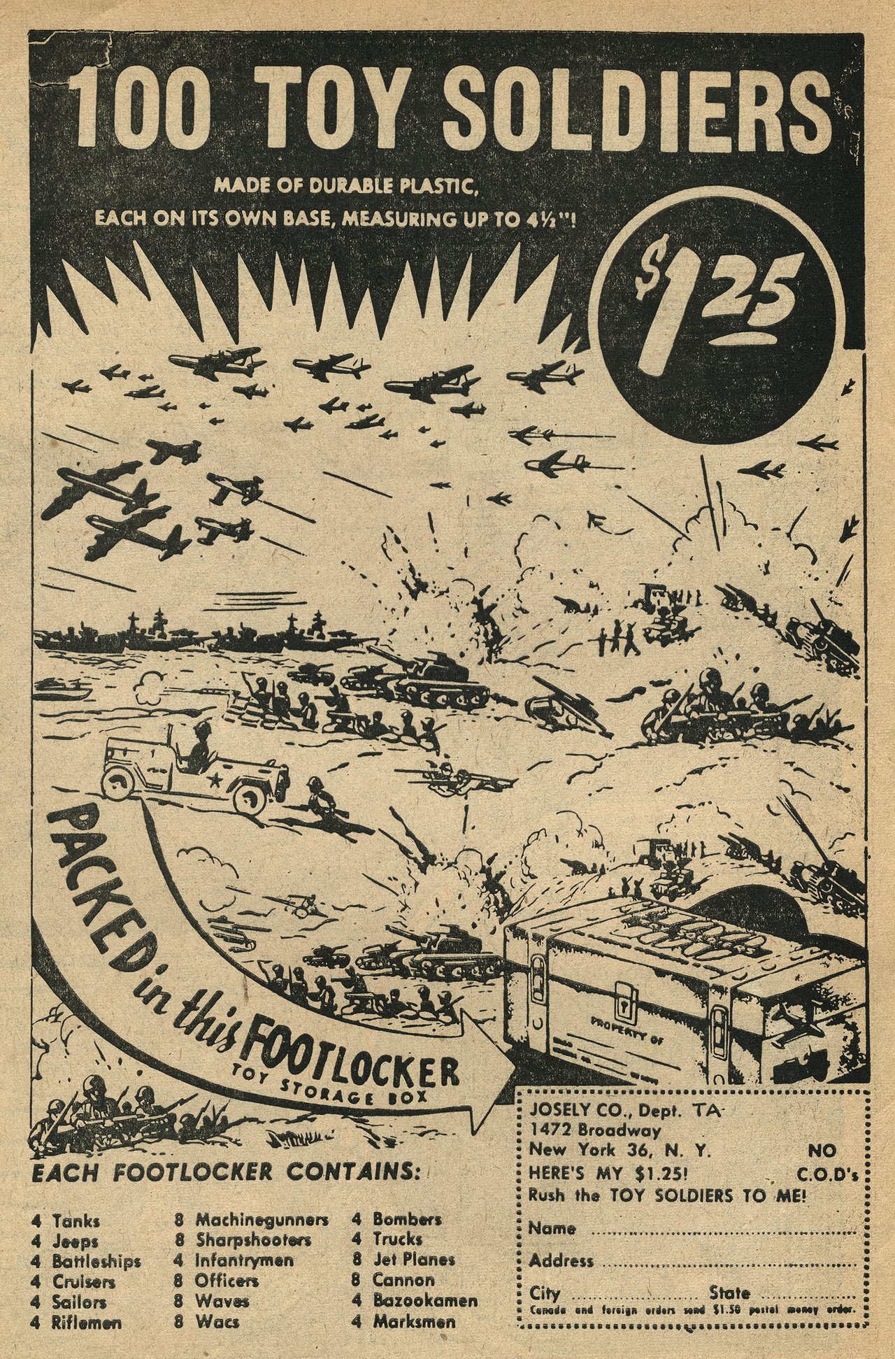 Read online Men in Action (1957) comic -  Issue #4 - 4