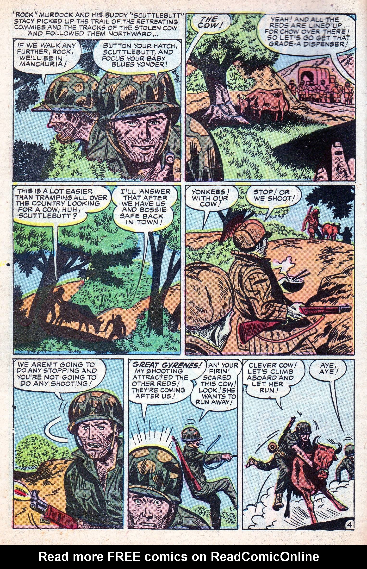 Read online Marines in Action comic -  Issue #4 - 6