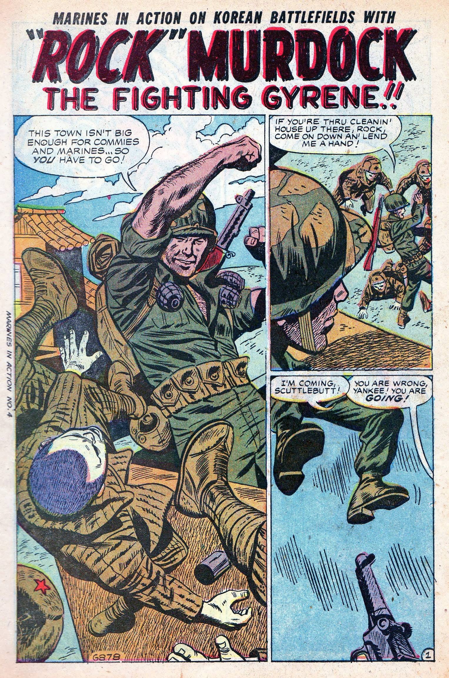 Read online Marines in Action comic -  Issue #4 - 3