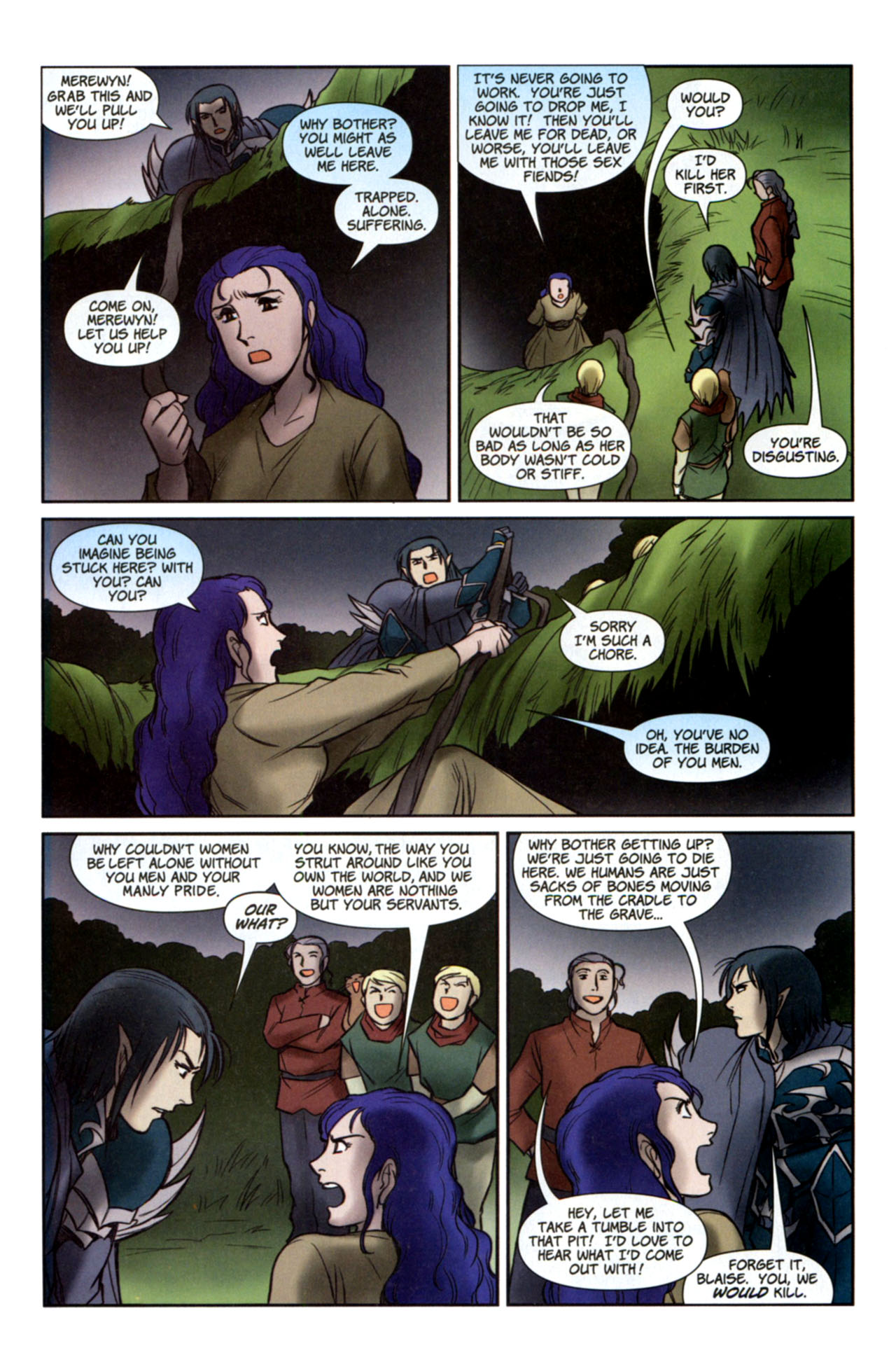 Read online Lords of Avalon: Knight of Darkness comic -  Issue #4 - 5
