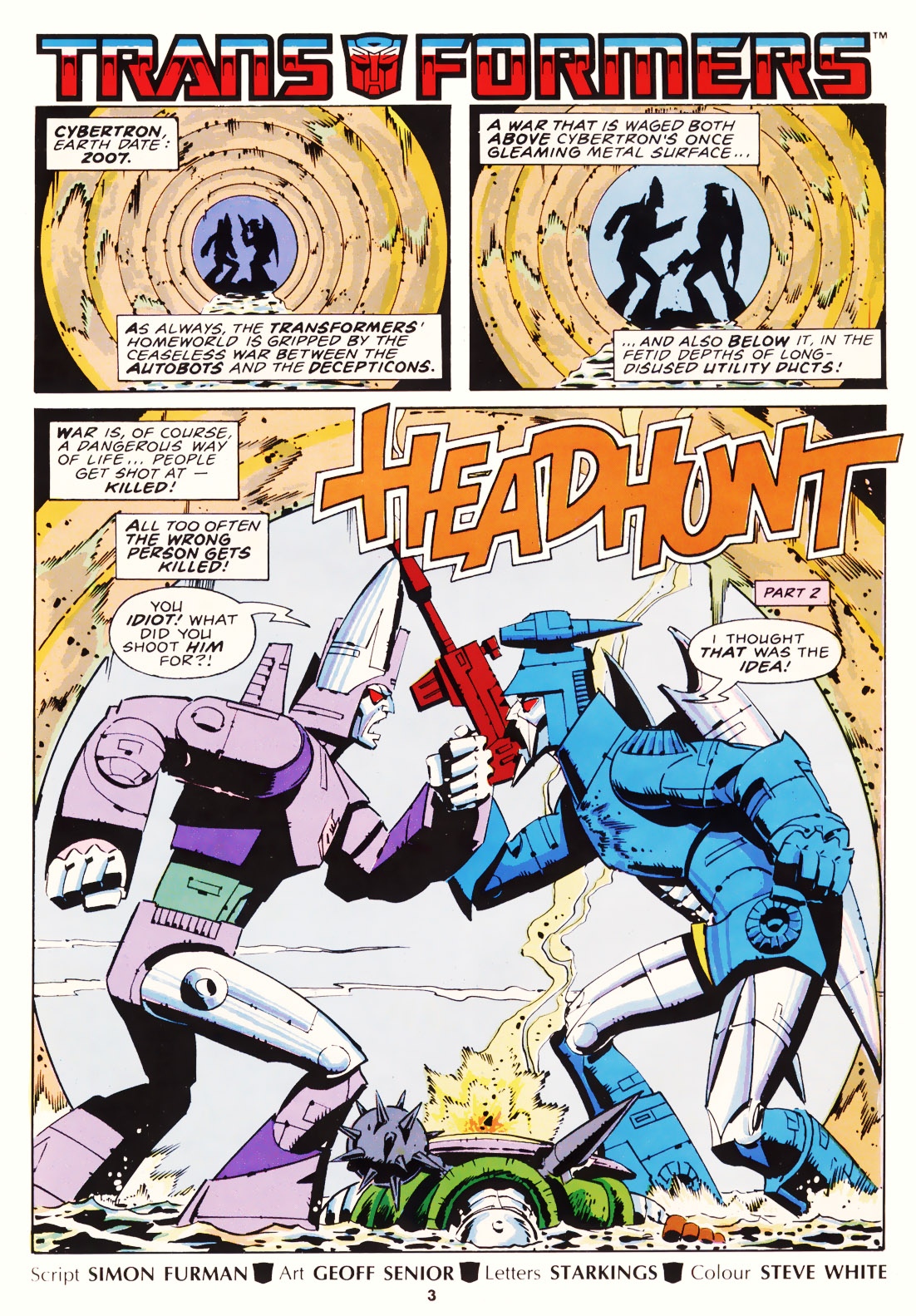 Read online The Transformers (UK) comic -  Issue #134 - 3