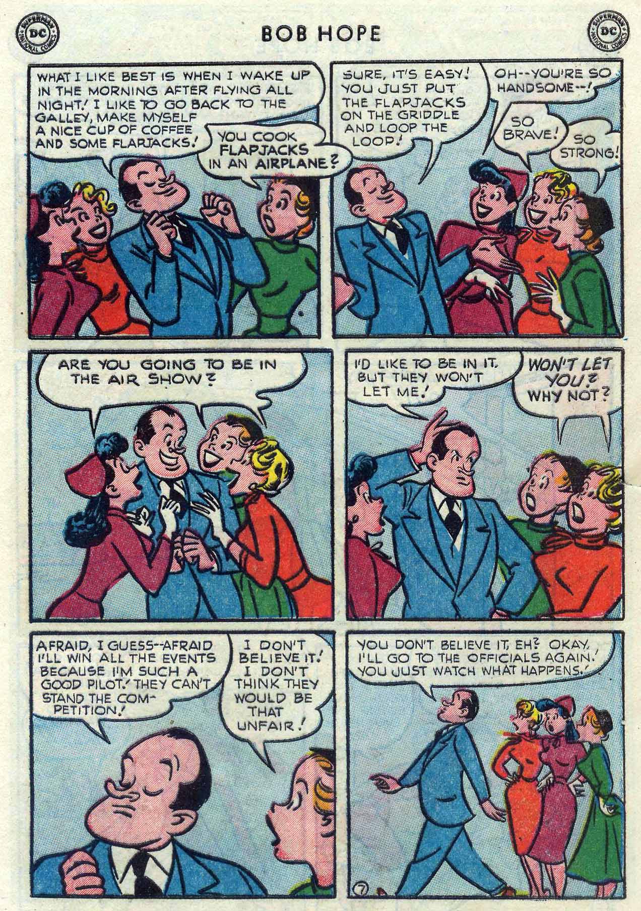 Read online The Adventures of Bob Hope comic -  Issue #26 - 9