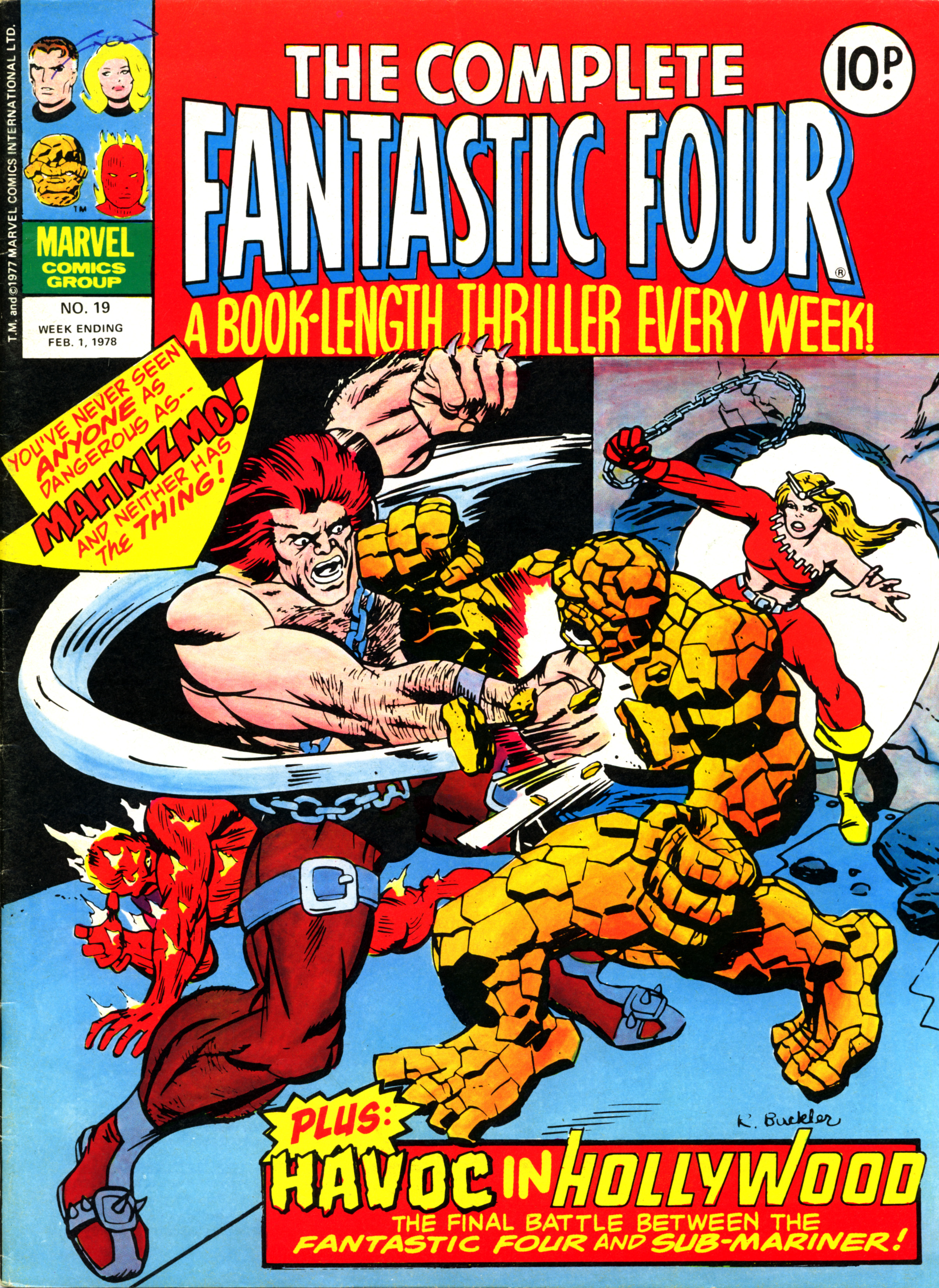 Read online Fantastic Four (1982) comic -  Issue #19 - 1