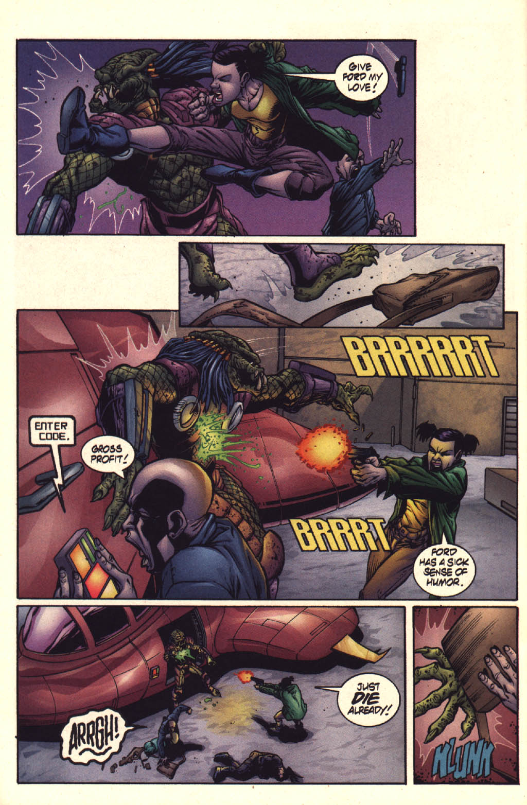 Read online Aliens vs. Predator: Xenogenesis comic -  Issue #4 - 18