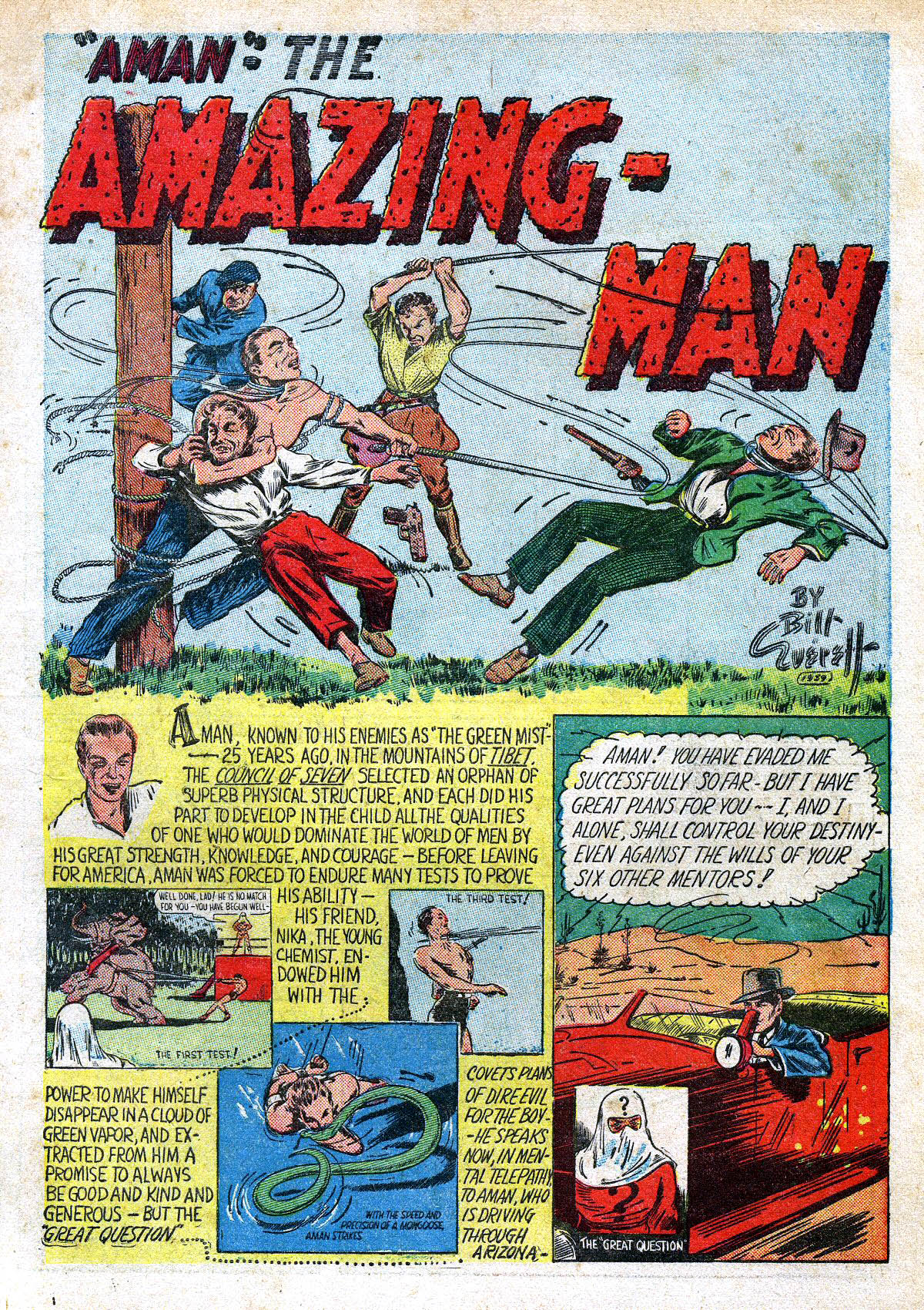 Read online Amazing Man Comics comic -  Issue #6 - 3