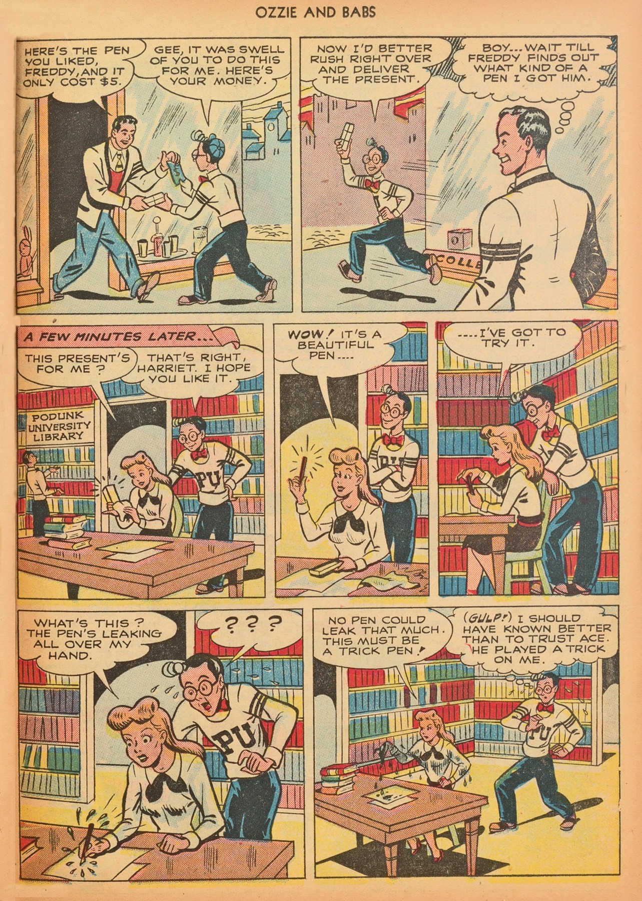 Read online Ozzie And Babs comic -  Issue #4 - 35