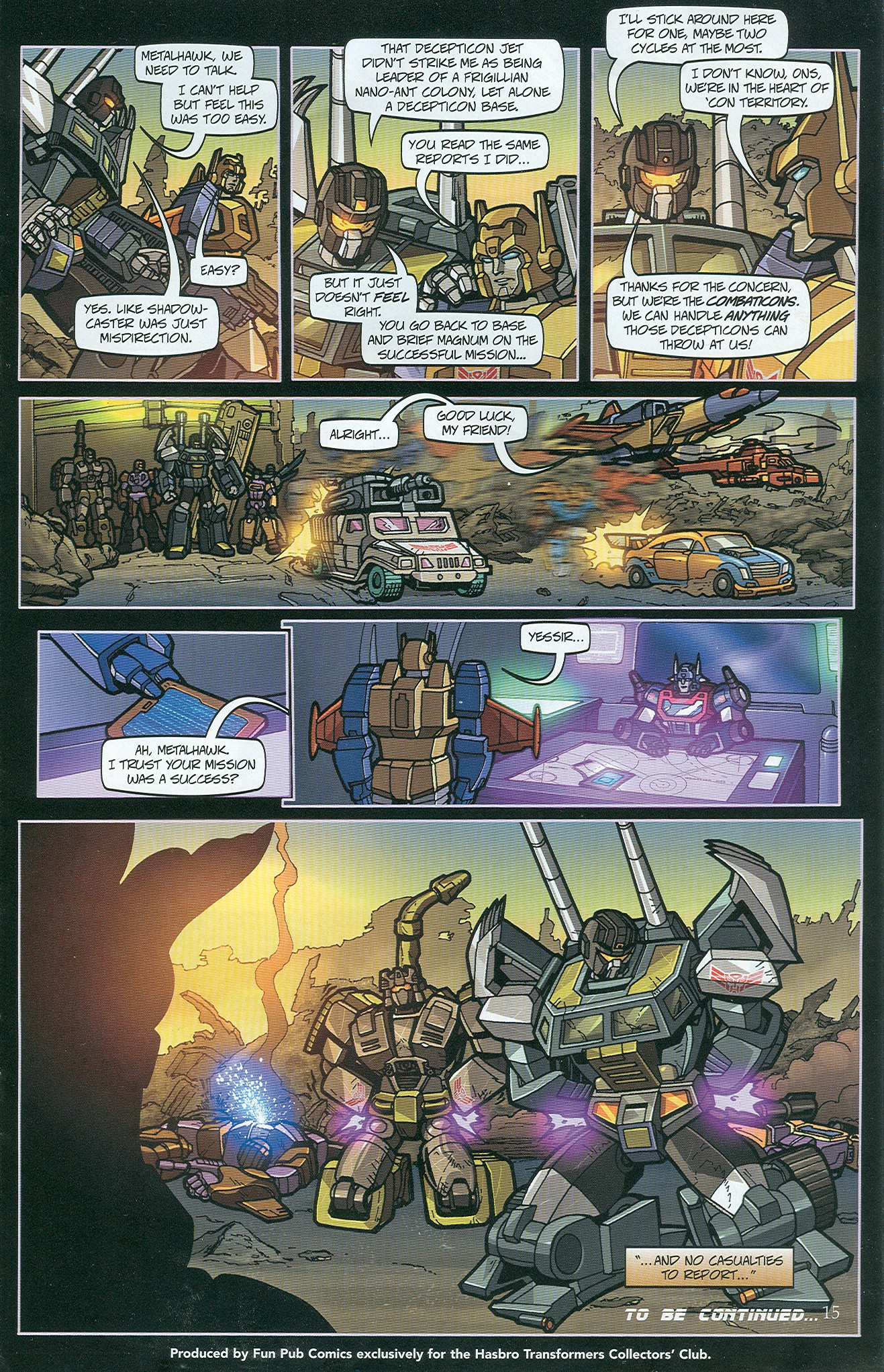 Read online Transformers: Collectors' Club comic -  Issue #33 - 15