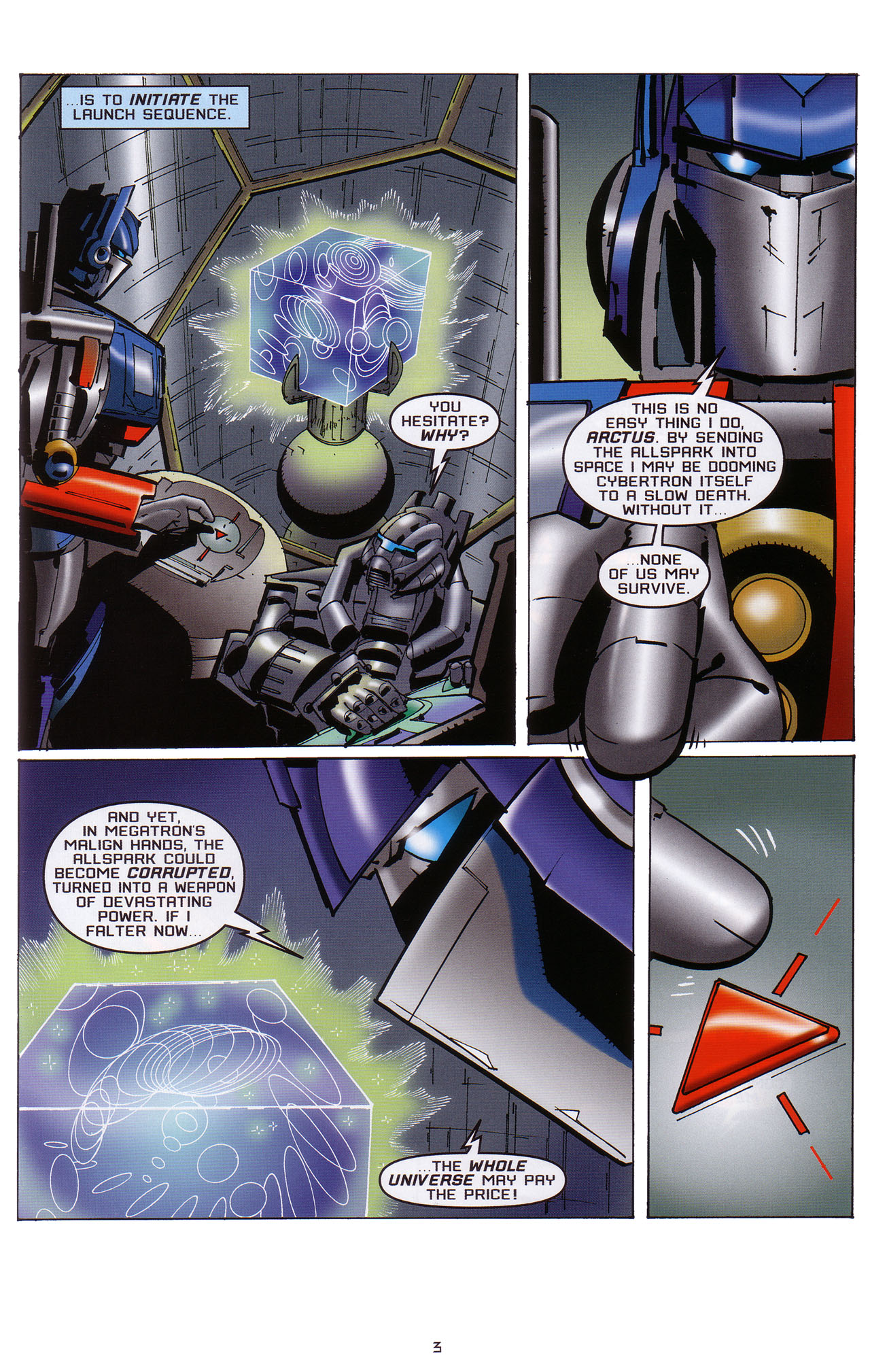 Read online Transformers: Saga of the Allspark comic -  Issue #1 - 4