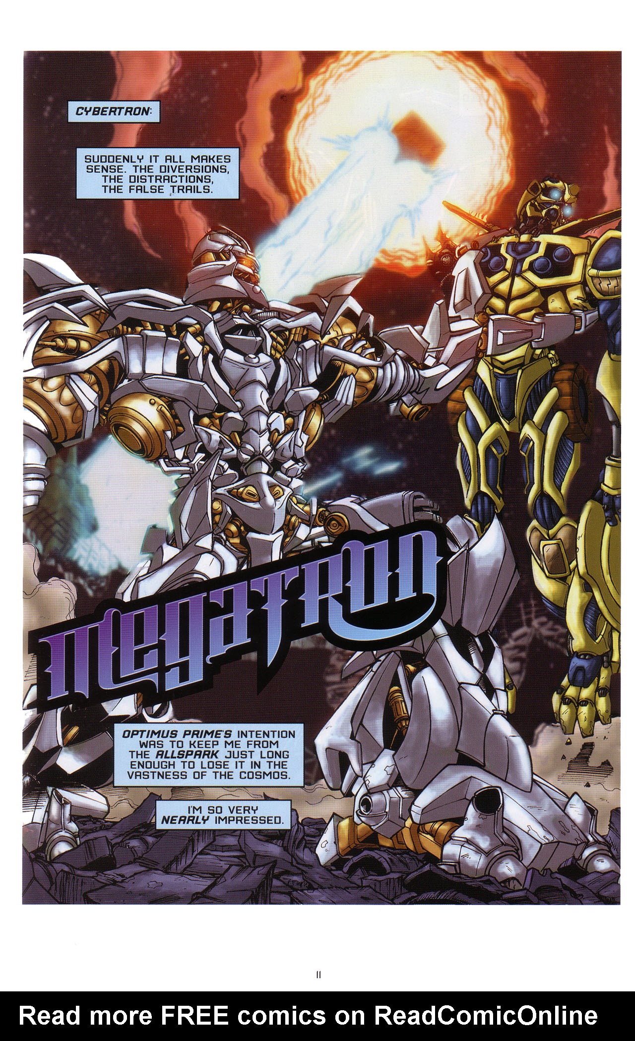 Read online Transformers: Saga of the Allspark comic -  Issue #1 - 12