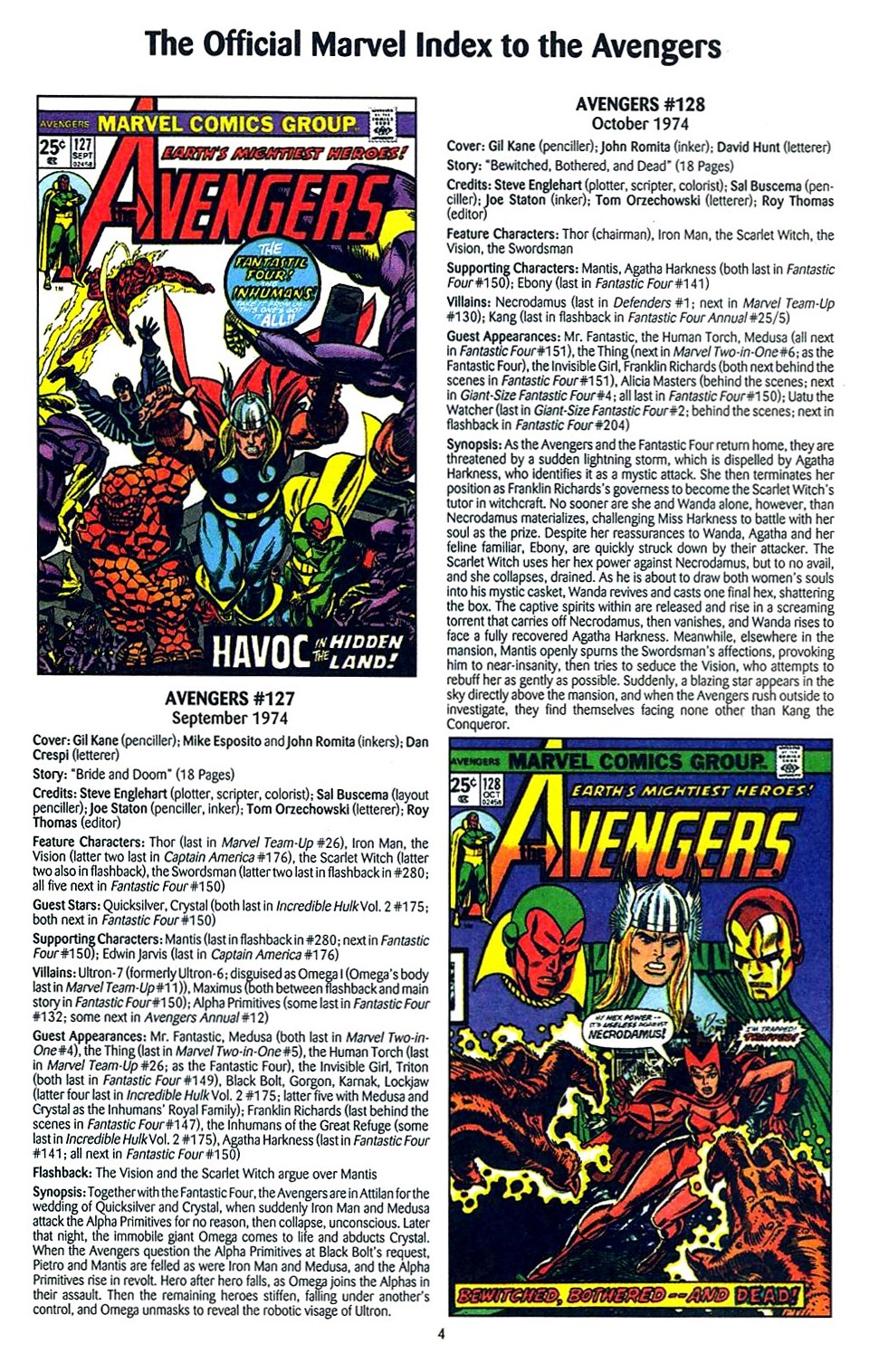 Read online The Official Marvel Index to the Avengers comic -  Issue #3 - 6