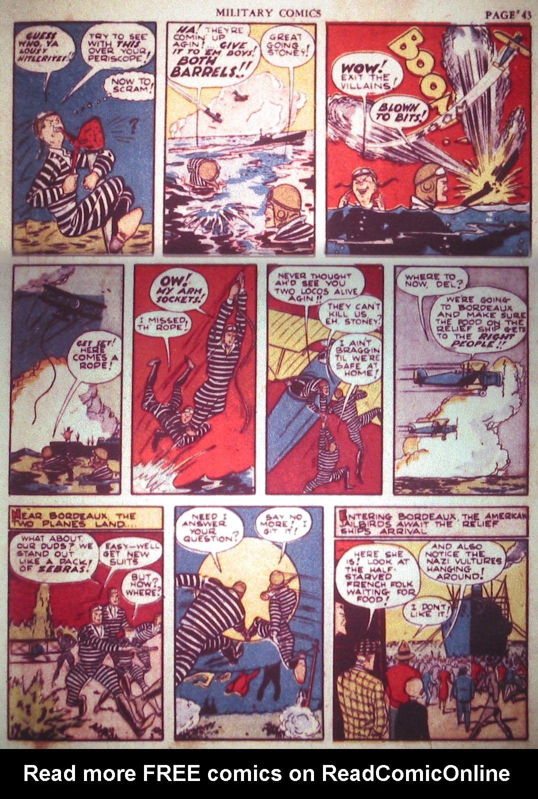 Read online Military Comics comic -  Issue #2 - 45