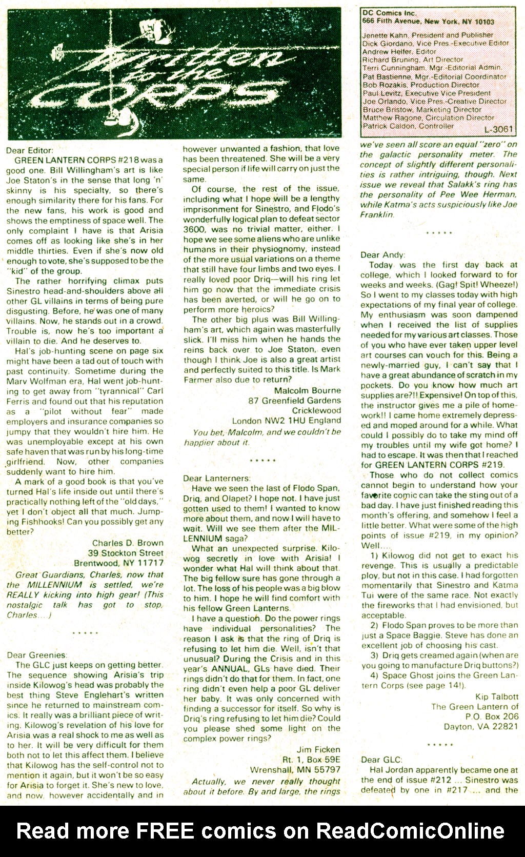 Read online The Green Lantern Corps comic -  Issue #222 - 23