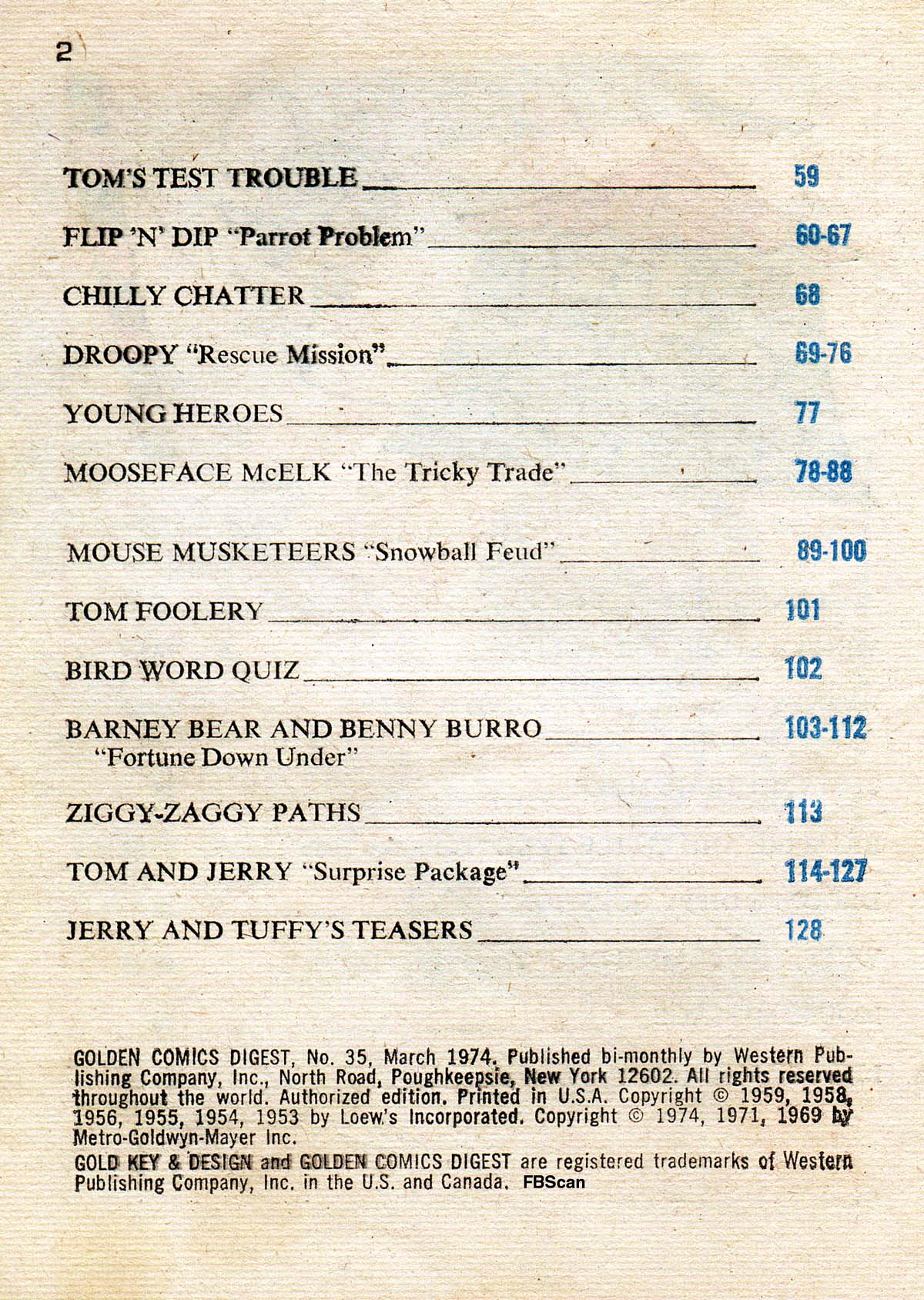 Read online Golden Comics Digest comic -  Issue #35 - 4