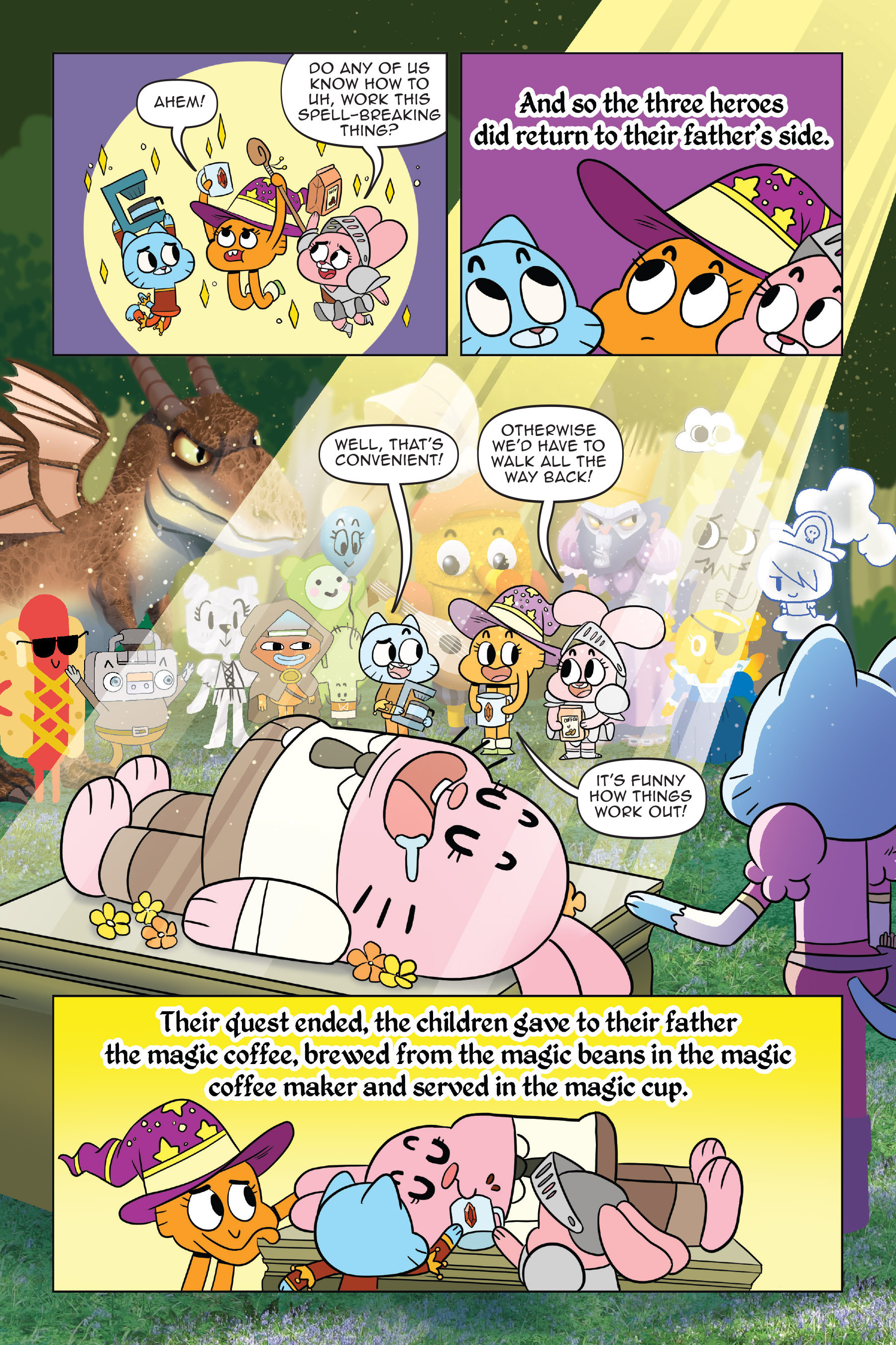 Read online The Amazing World of Gumball: Fairy Tale Trouble comic -  Issue # Full - 132