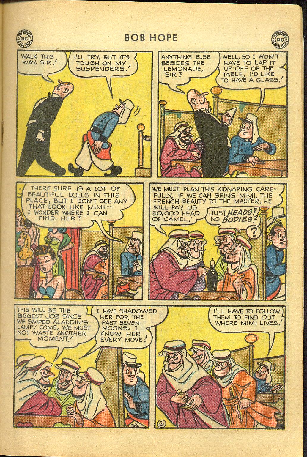 Read online The Adventures of Bob Hope comic -  Issue #10 - 19