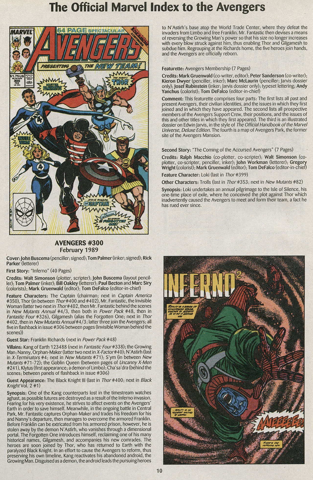 Read online The Official Marvel Index to the Avengers comic -  Issue #6 - 12