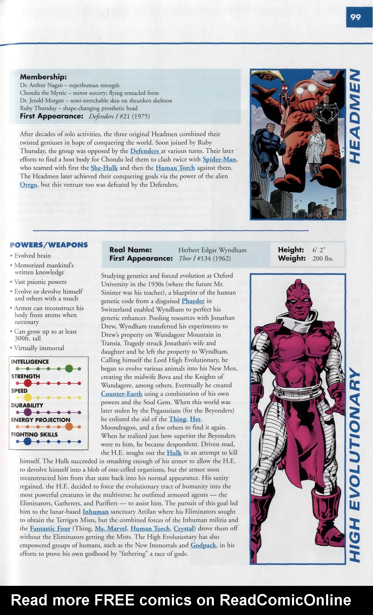 Read online Marvel Encyclopedia comic -  Issue # TPB 6 - 102