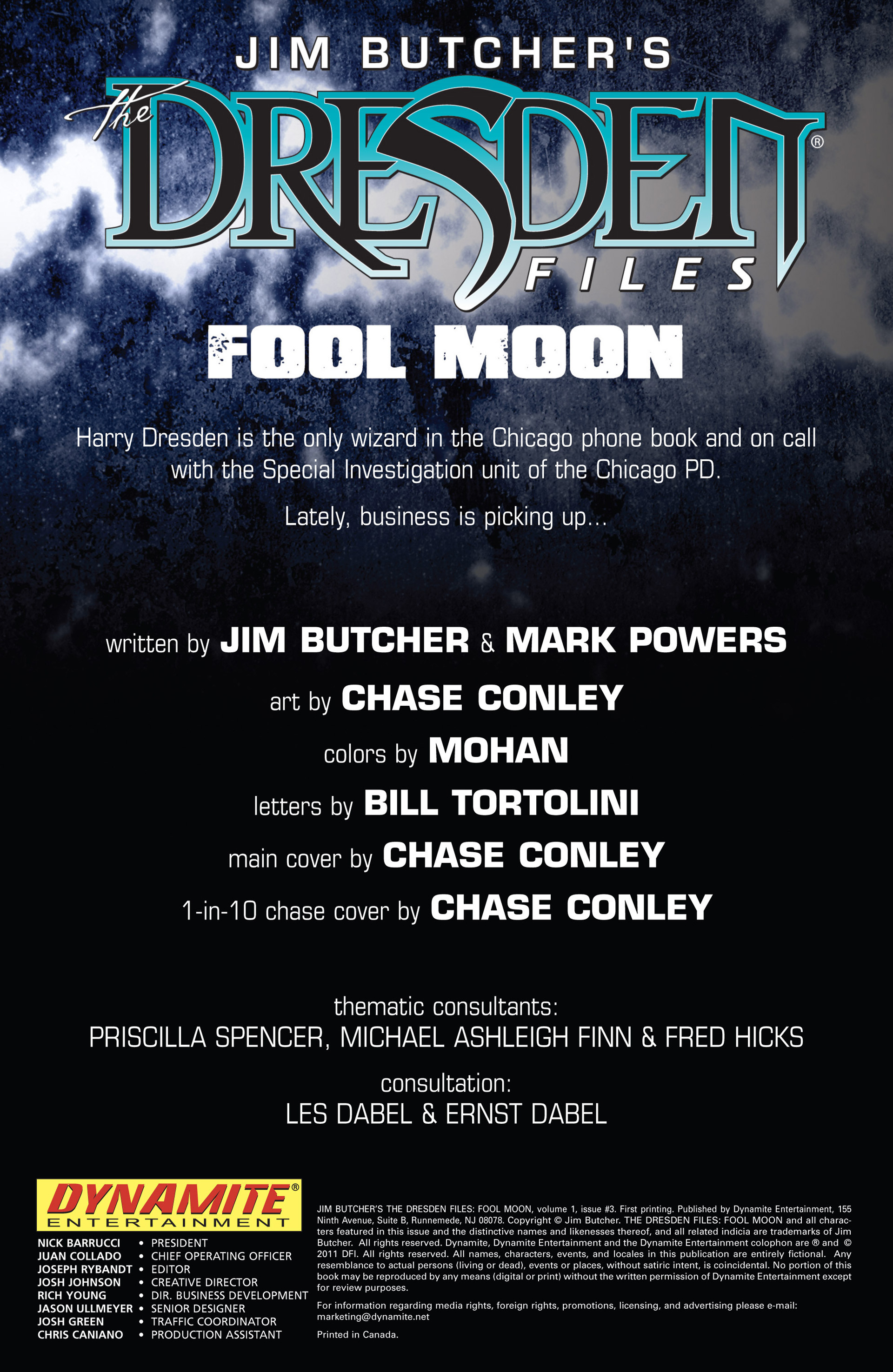 Read online Jim Butcher's The Dresden Files: Fool Moon comic -  Issue #3 - 3