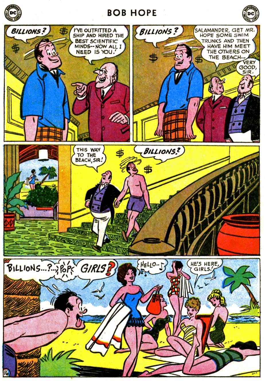 Read online The Adventures of Bob Hope comic -  Issue #72 - 20