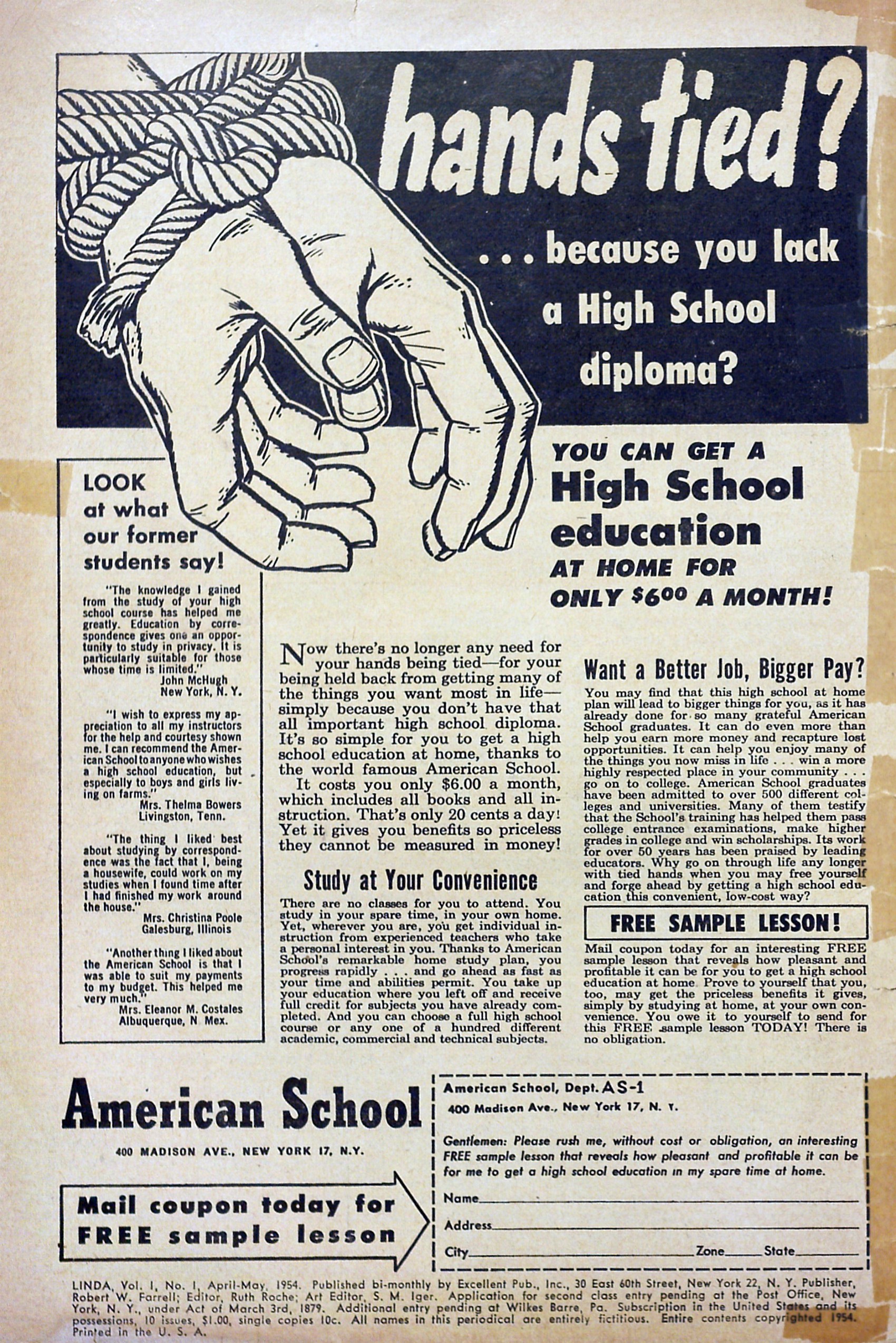 Read online Linda comic -  Issue #1 - 2