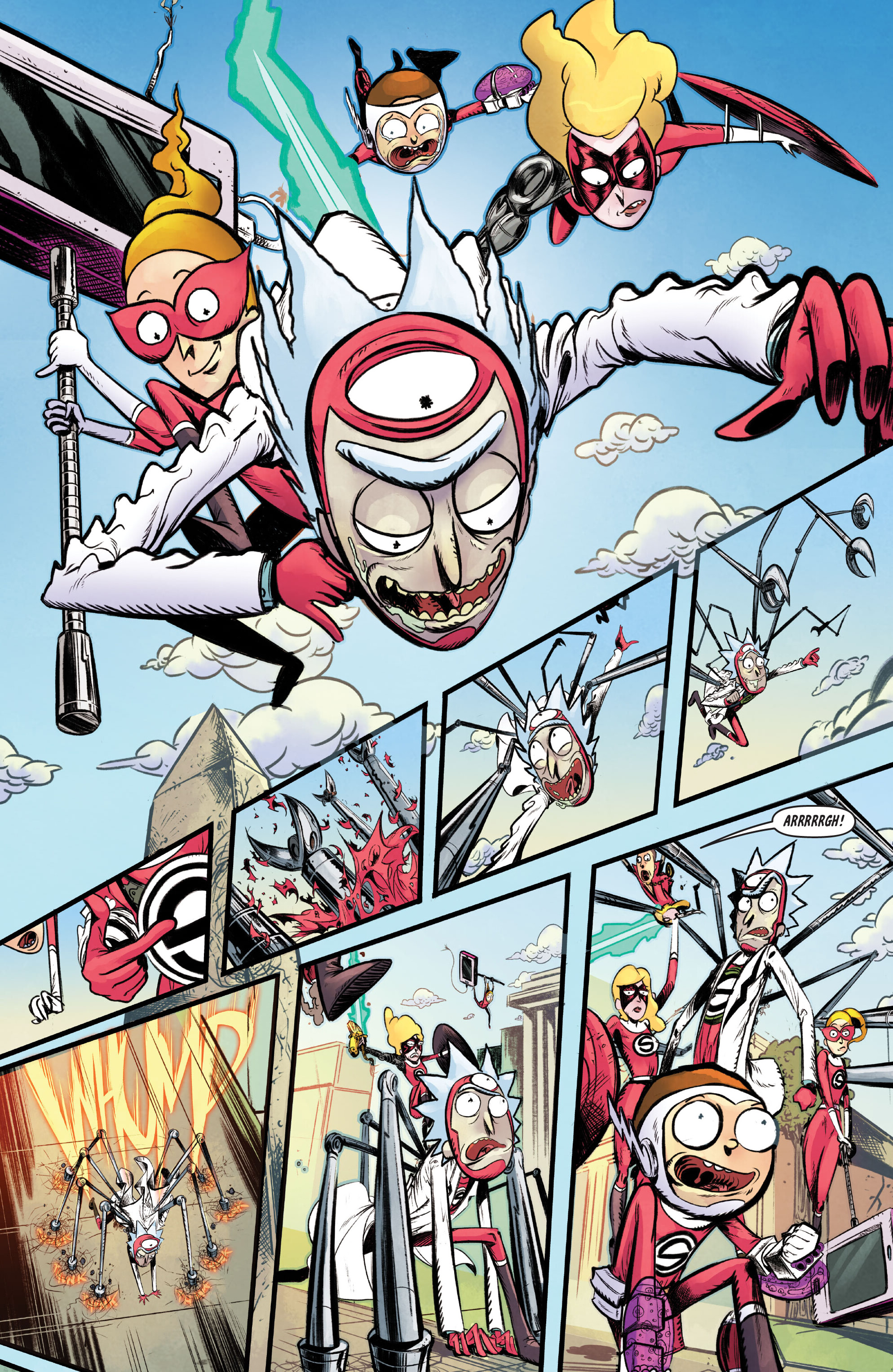 Read online Rick and Morty: Crisis on C-137 comic -  Issue # TPB - 61